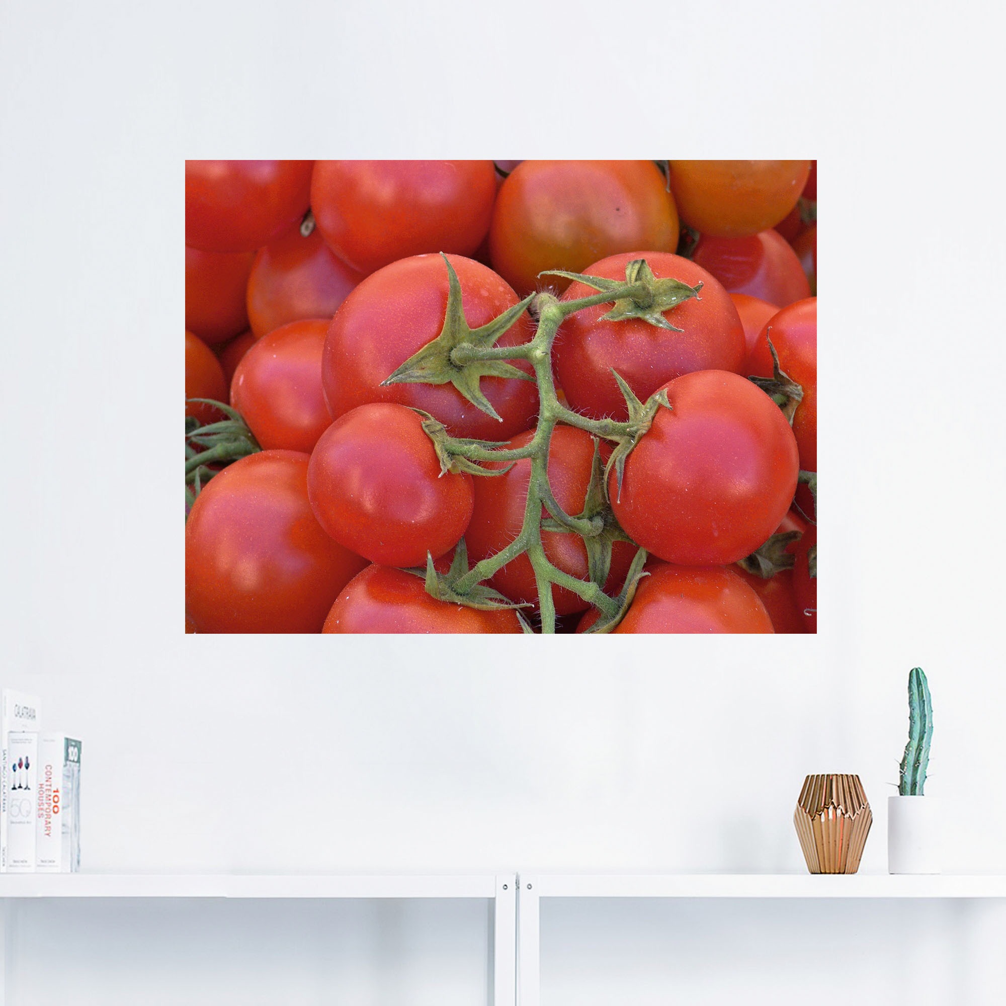 Artland Wandbild »Leckere Strauchtomaten«, Lebensmittel, (1 St.), als Alubild, Leinwandbild, Wandaufkleber oder Poster in versch. Größen