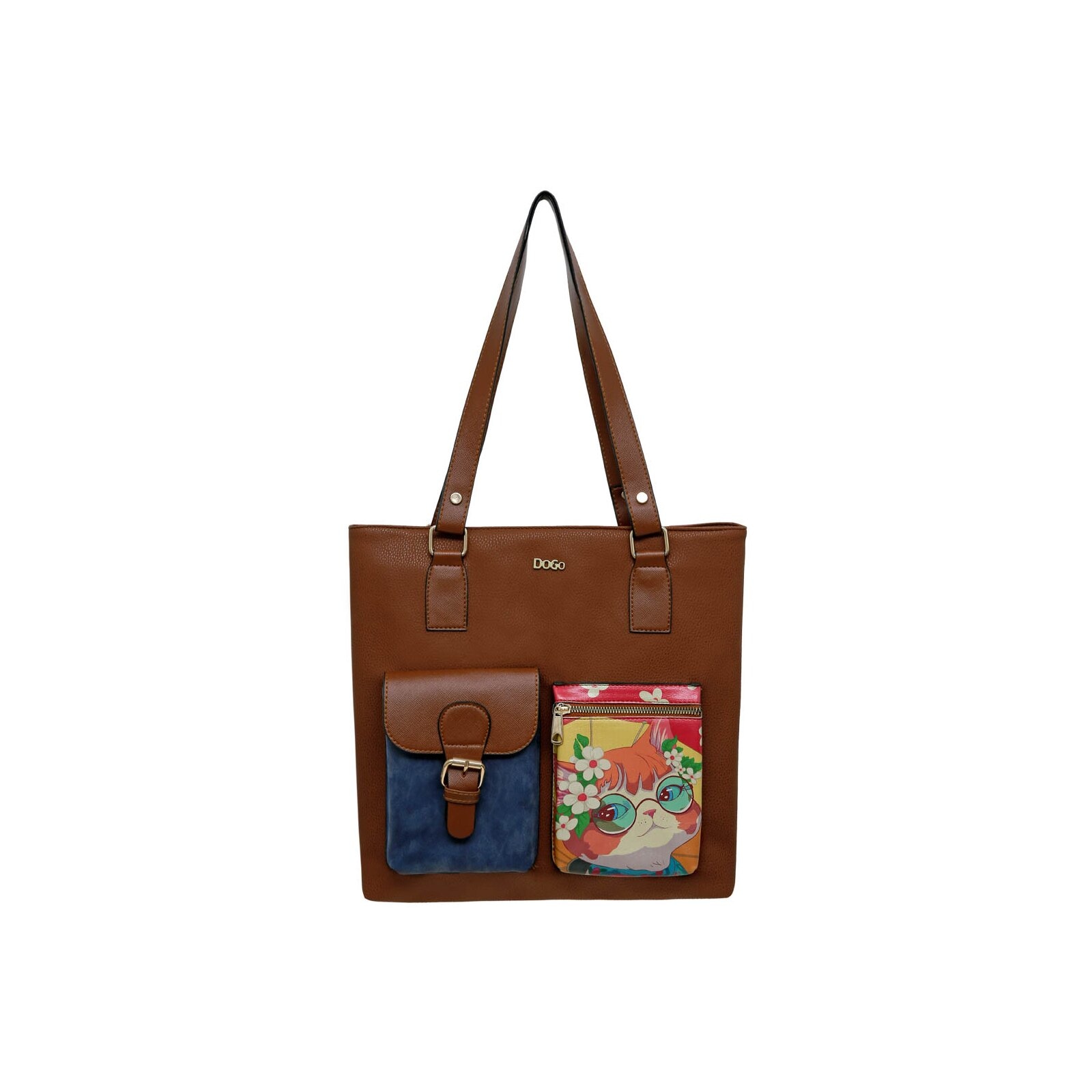 DOGO Umhängetasche "Multi Pocket Bag Cat Of Grace Damen Handtaschen (Fashio günstig online kaufen