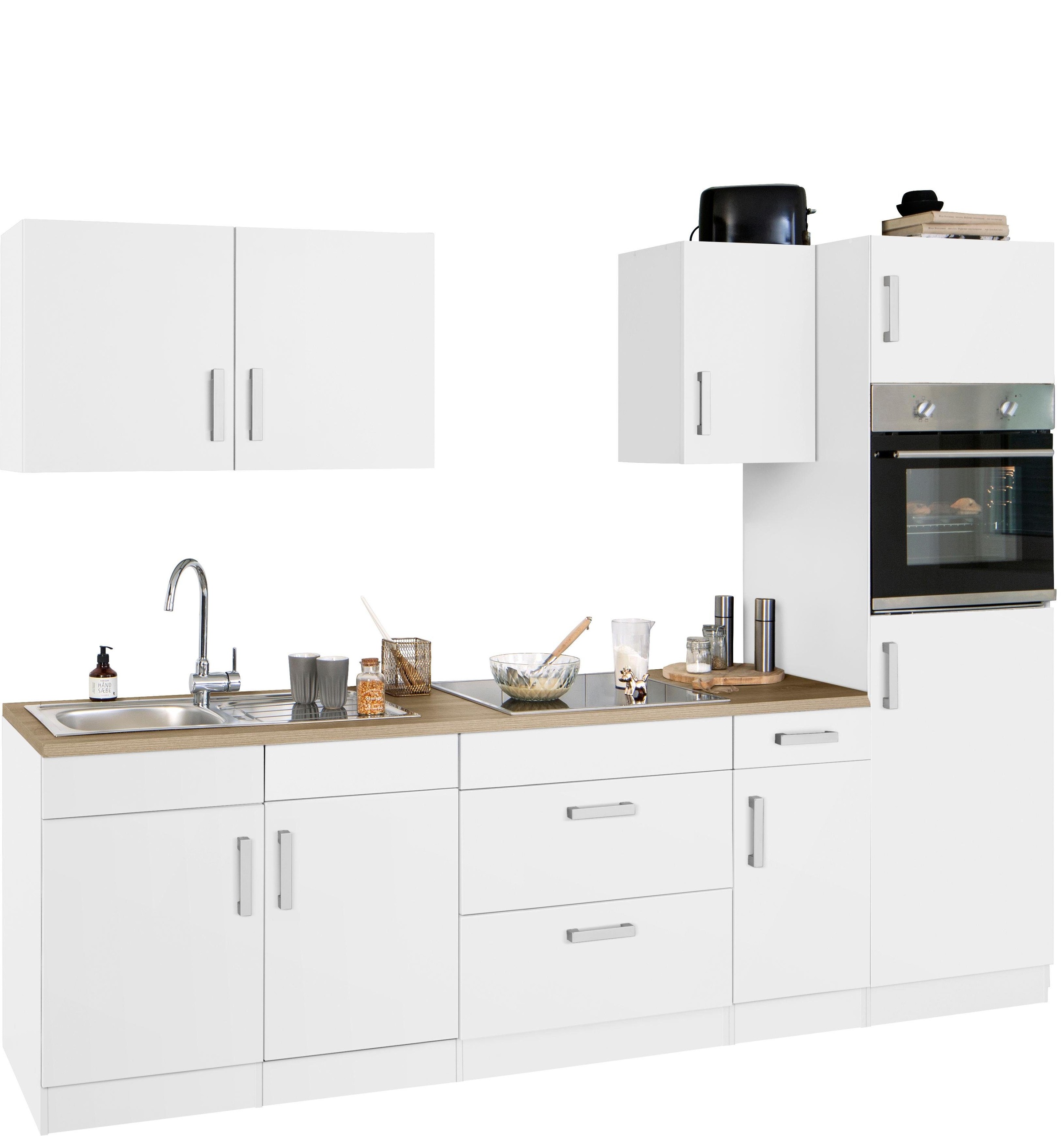 Thumbnail - KOCHSTATION Küchenzeile "KS-Gera" Breite 270 cm, wahlweise mit E-Geräten, mit Arbeitsplatte