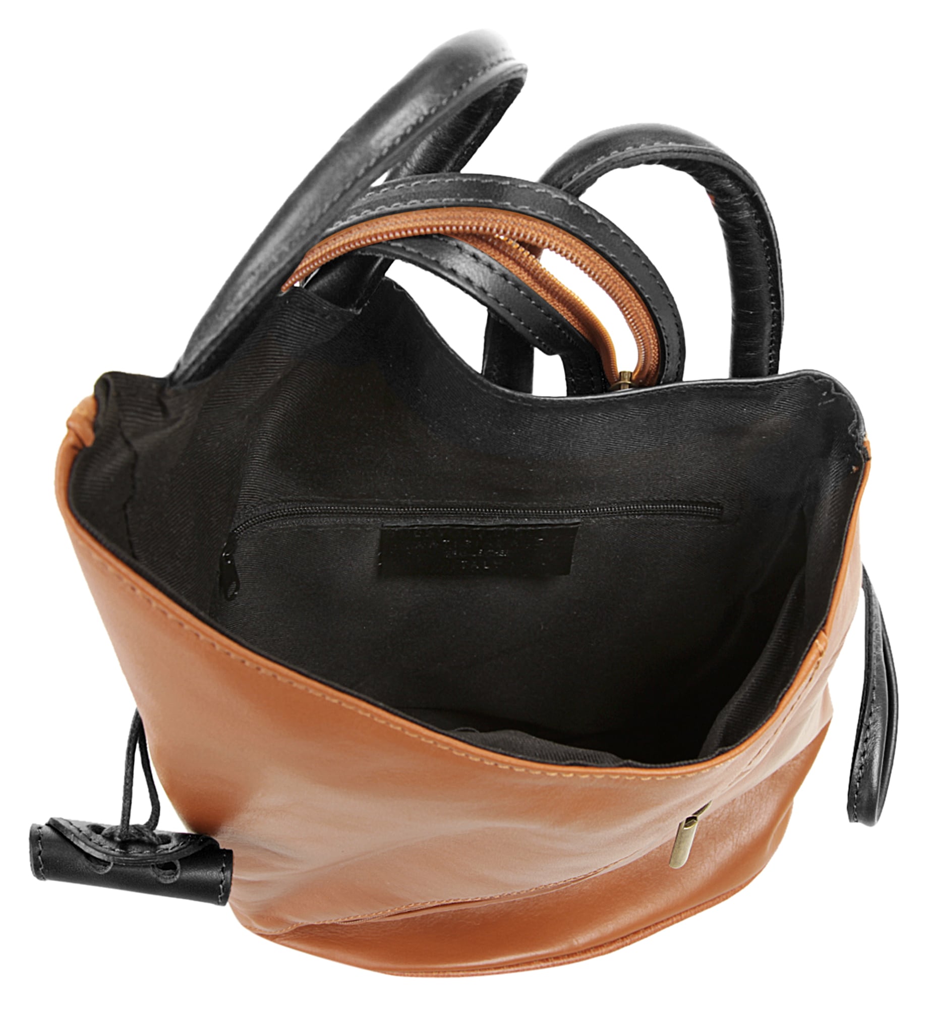 Samantha Look Cityrucksack, echt Leder, Made in Italy