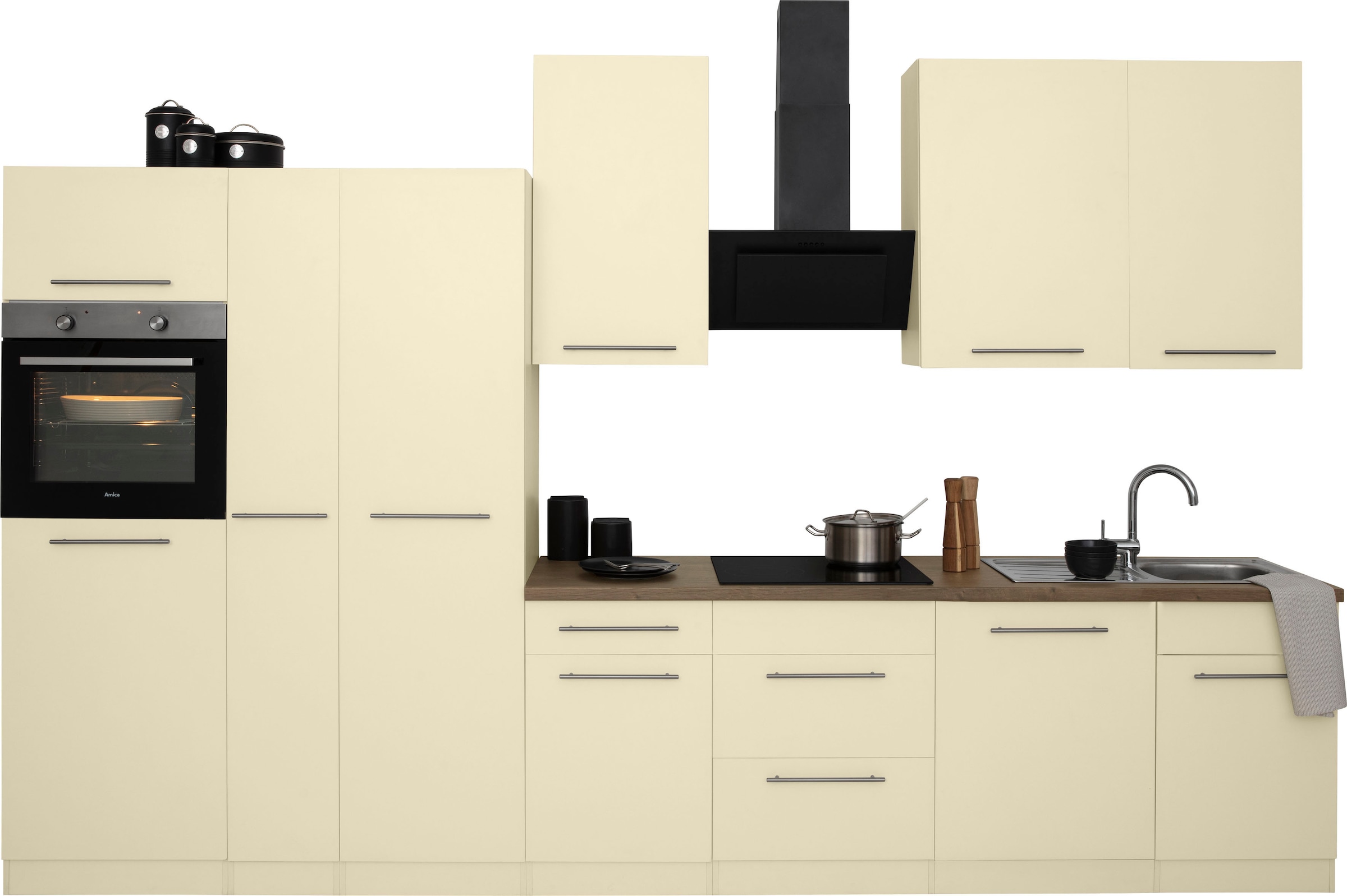 wiho Küchen Küchenzeile »Unna«, ohne E-Geräte, Breite 360 cm