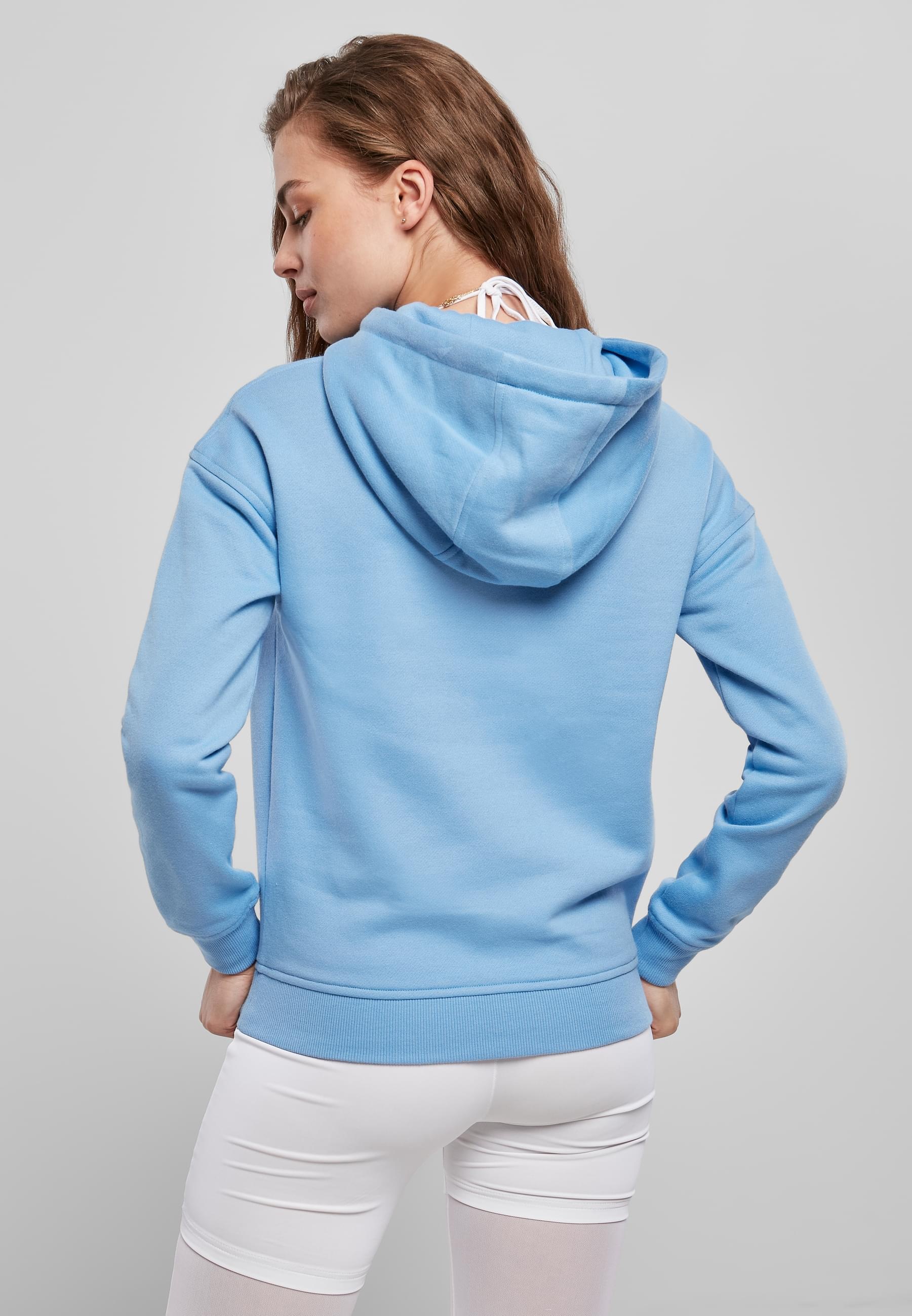 URBAN CLASSICS Rundhalspullover »Urban Classics Damen Ladies Hoody«, (1 tlg.)