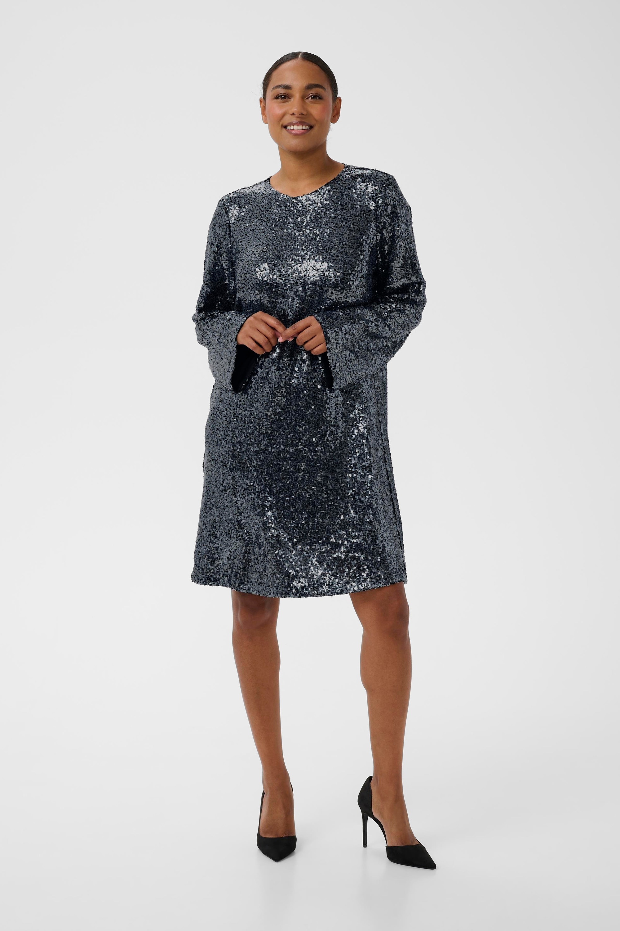 KAFFE Midikleid »Kleid KAlau«