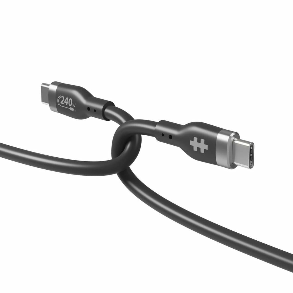 Targus USB-Kabel »Silicone USB-C Lade-Kabel 2 m 240W«, USB-C, 200 cm