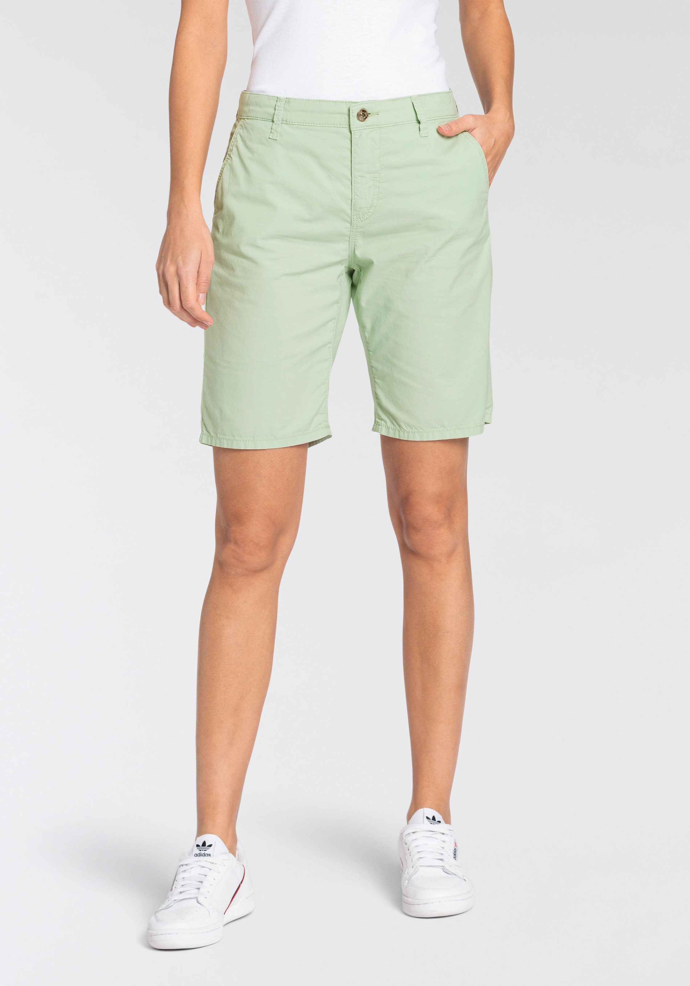 MAC Chinoshorts »Chino-Shorts«, Sommerhose Krempelbare Shorts