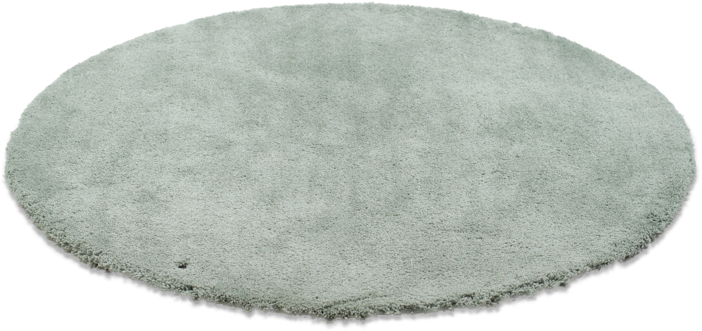 TOM TAILOR HOME Hochflor-Teppich »Shaggy Teppich Cozy«, rund, 25 mm Höhe, Uni Farben, auch in Pastell Farben, weich & kuschelig