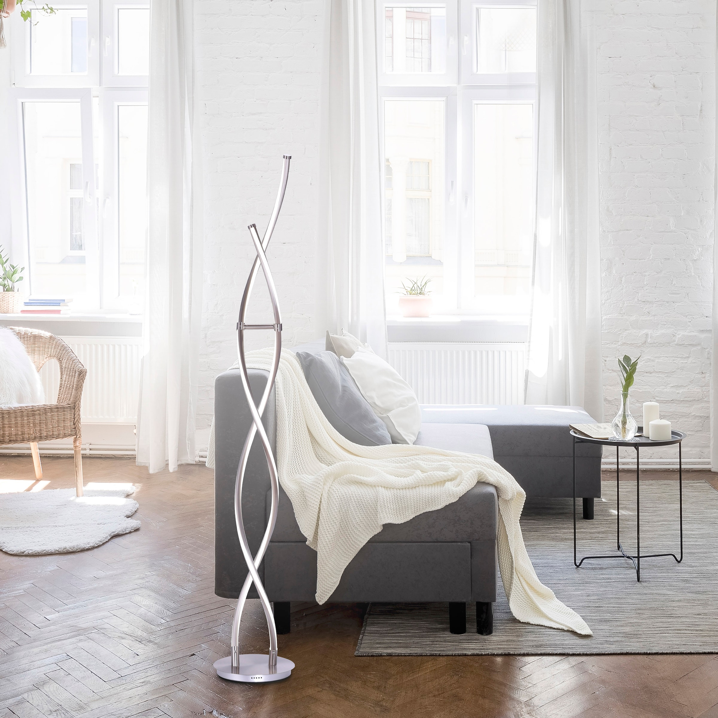 Neuhaus Q SMART HOME LIGHTS LED Stehlampe »Q-MALINA« LED-Board 1 Stk. warmweiß - kaltweiß