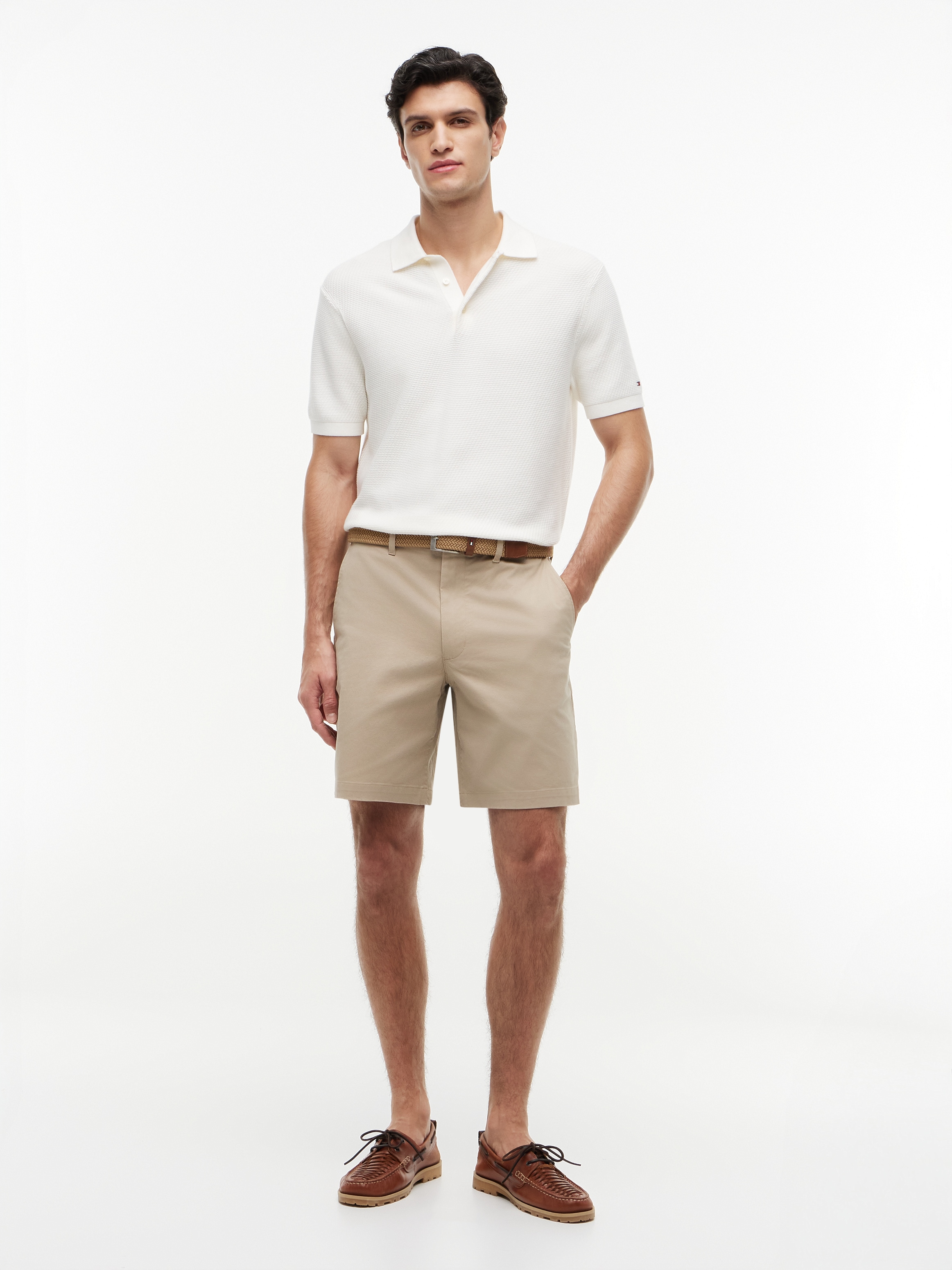 Tommy Hilfiger Chinoshorts »DOVER 8" ESS TWILL SHORT«  Twill-Shorts mit 20 cm Schrittlänge
