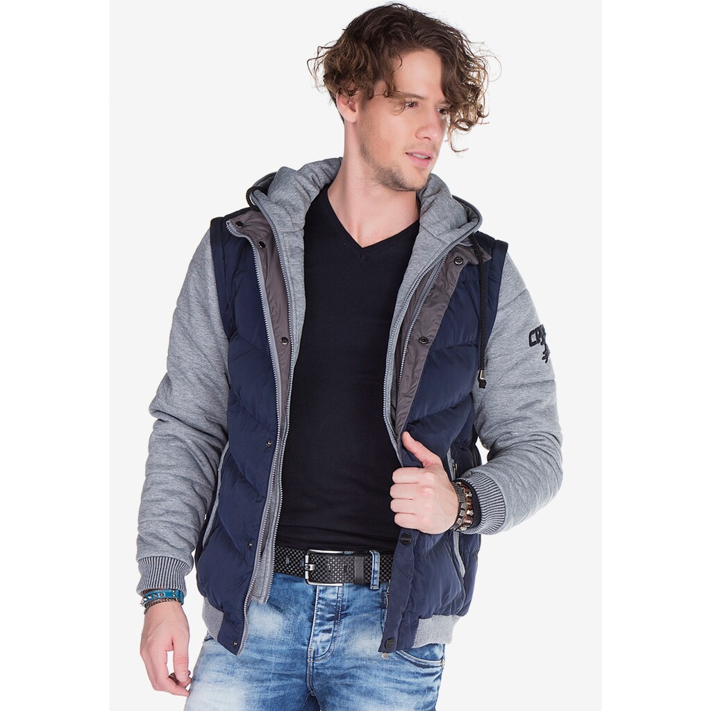 Cipo & Baxx Outdoorjacke, in 2-in-1-Optik