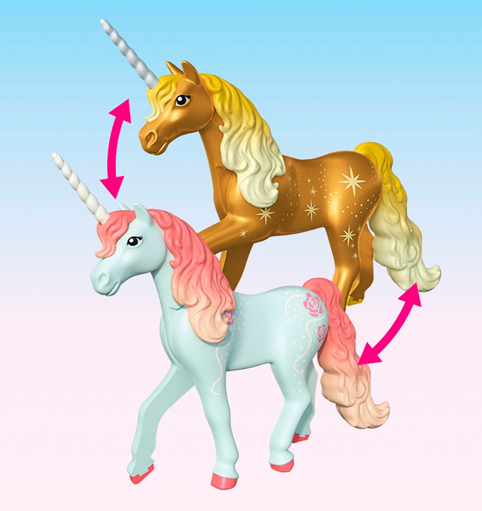 Playmobil® Konstruktions-Spielset »Sammeleinhorn, Himmelsrose mit Fee (71841), Princess Magic«