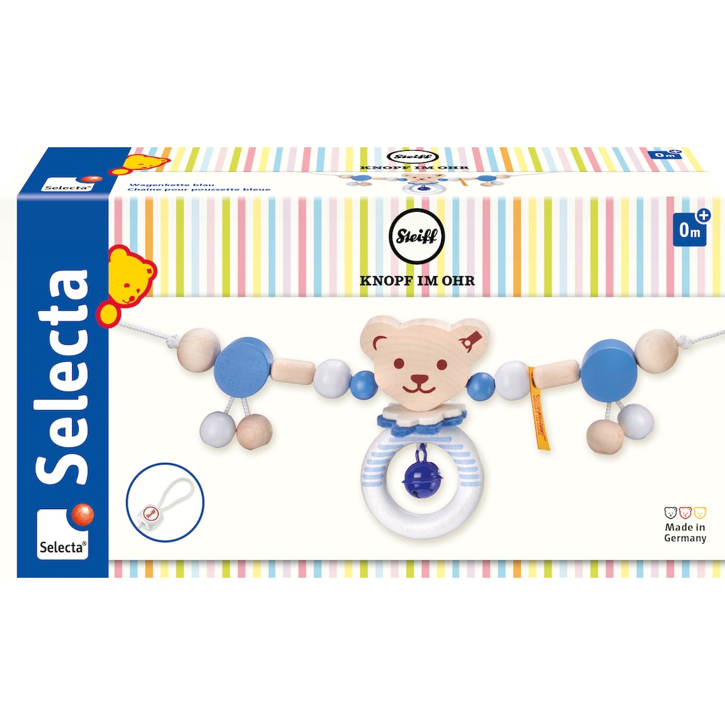 Selecta Kinderwagenkette »Steiff by Selecta®, blau«