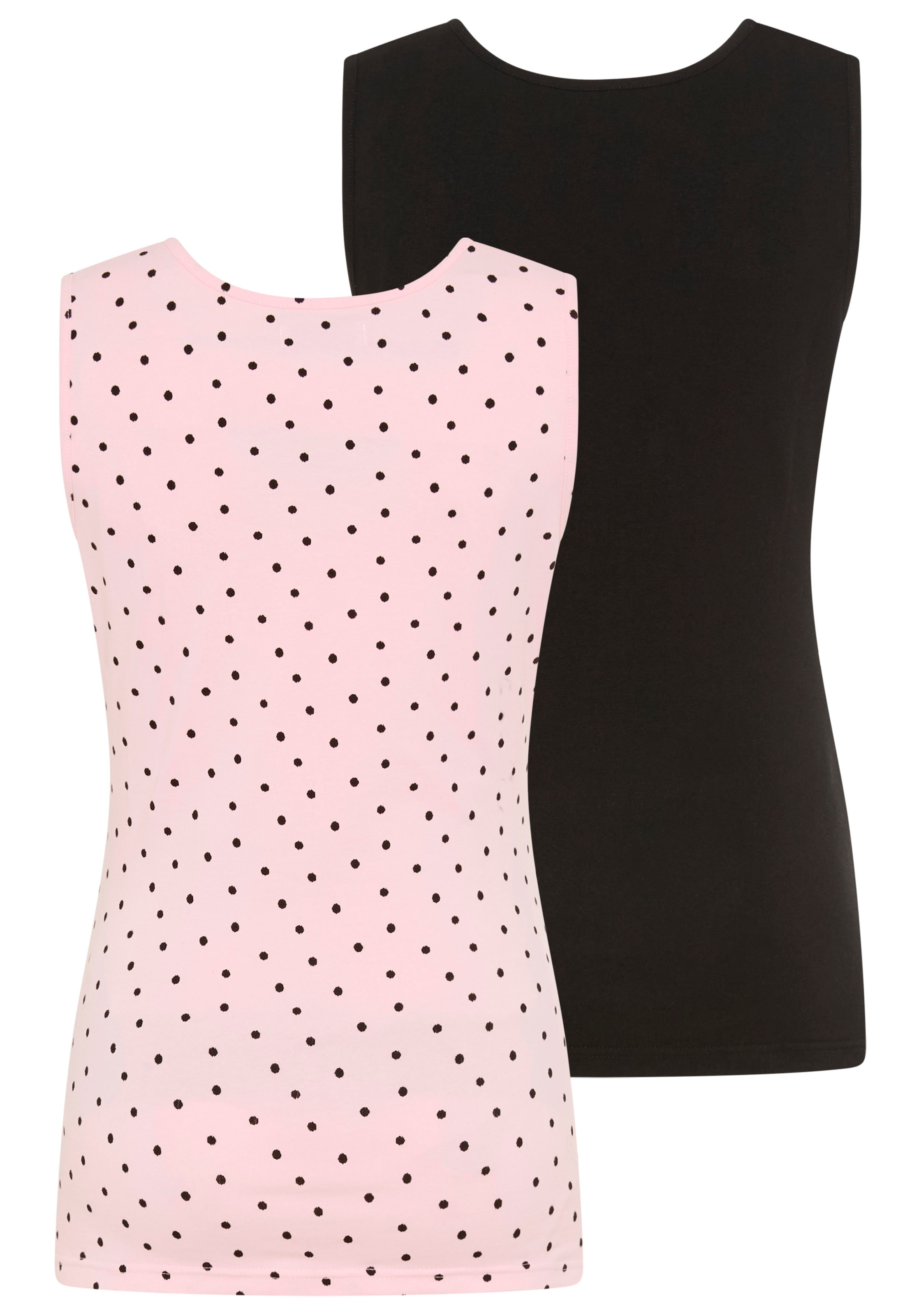 Neun Monate Umstandsshirt »2er Pack Umstands-Tops« Packung, 2, 2 tlg. eng anliegende Passform, tiefer V-Ausschnitt mit Wickeloptik