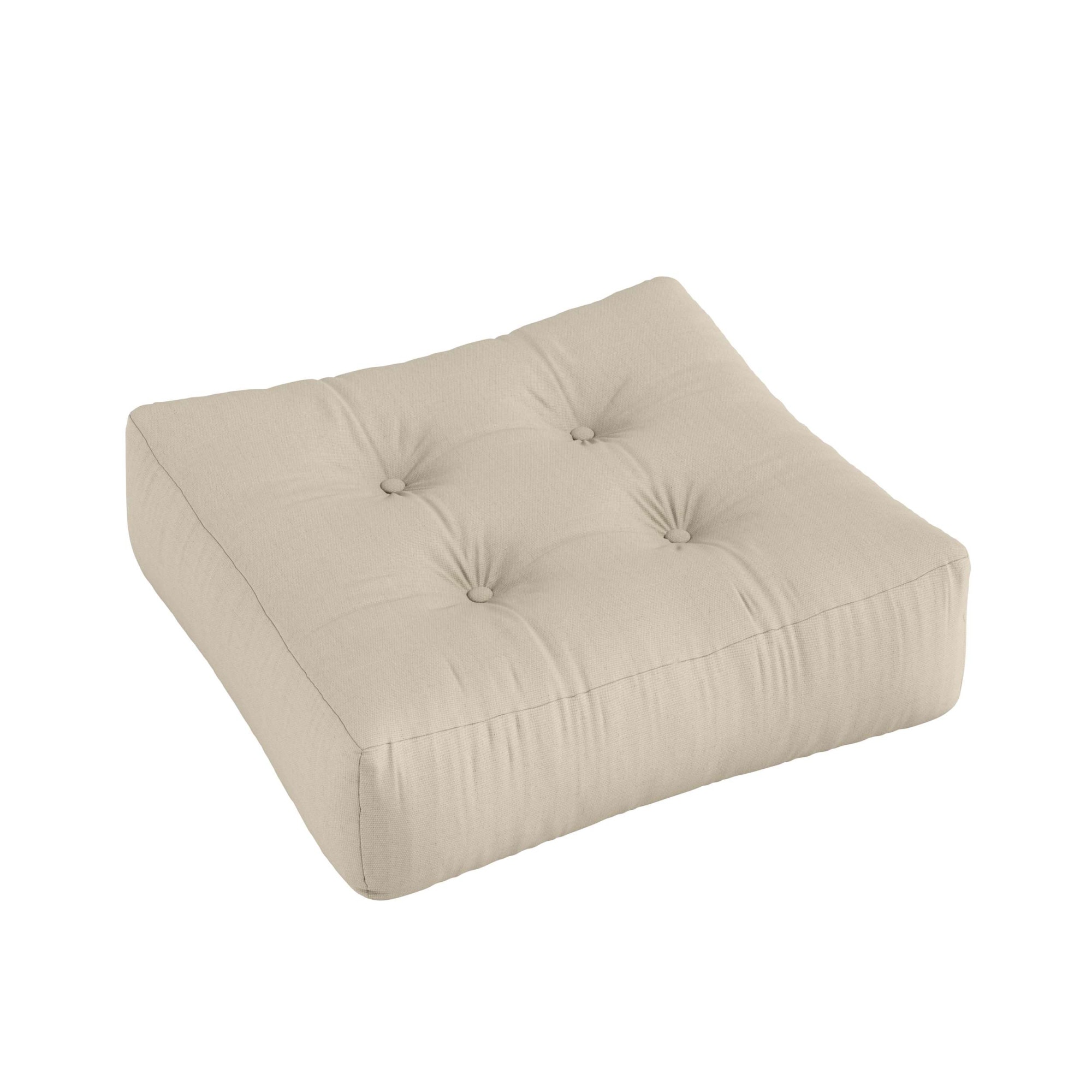 Karup Design Pouf "More Pouf out™, Sitzhocker, Bodenkissen, Chillkissen, Relaxkissen" B/H/T ca: 70x70x22cm - in mehreren Farben, Outdoor geeignet, Schmutz- und Wasserabweisend, Made in Europe
