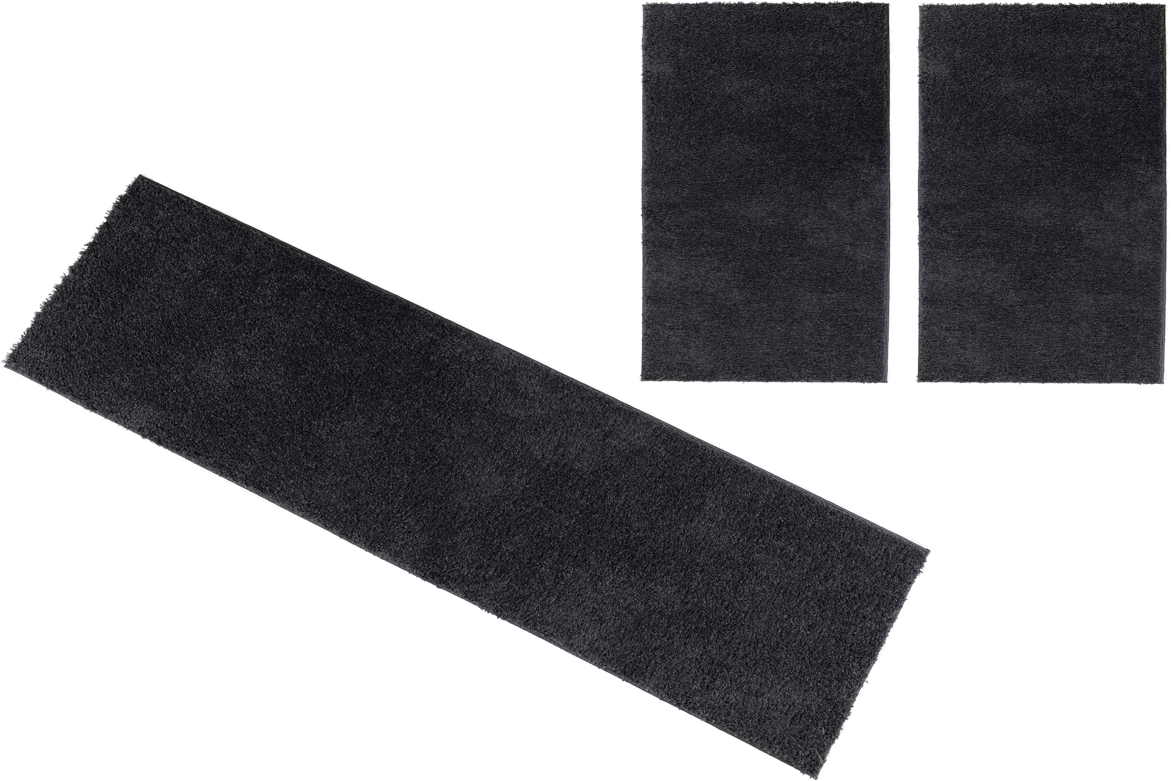 my home Bettumrandung "Shaggy 30" Höhe 30 mm 3 Stk. tlg. gewebt, 2- oder 3- günstig online kaufen