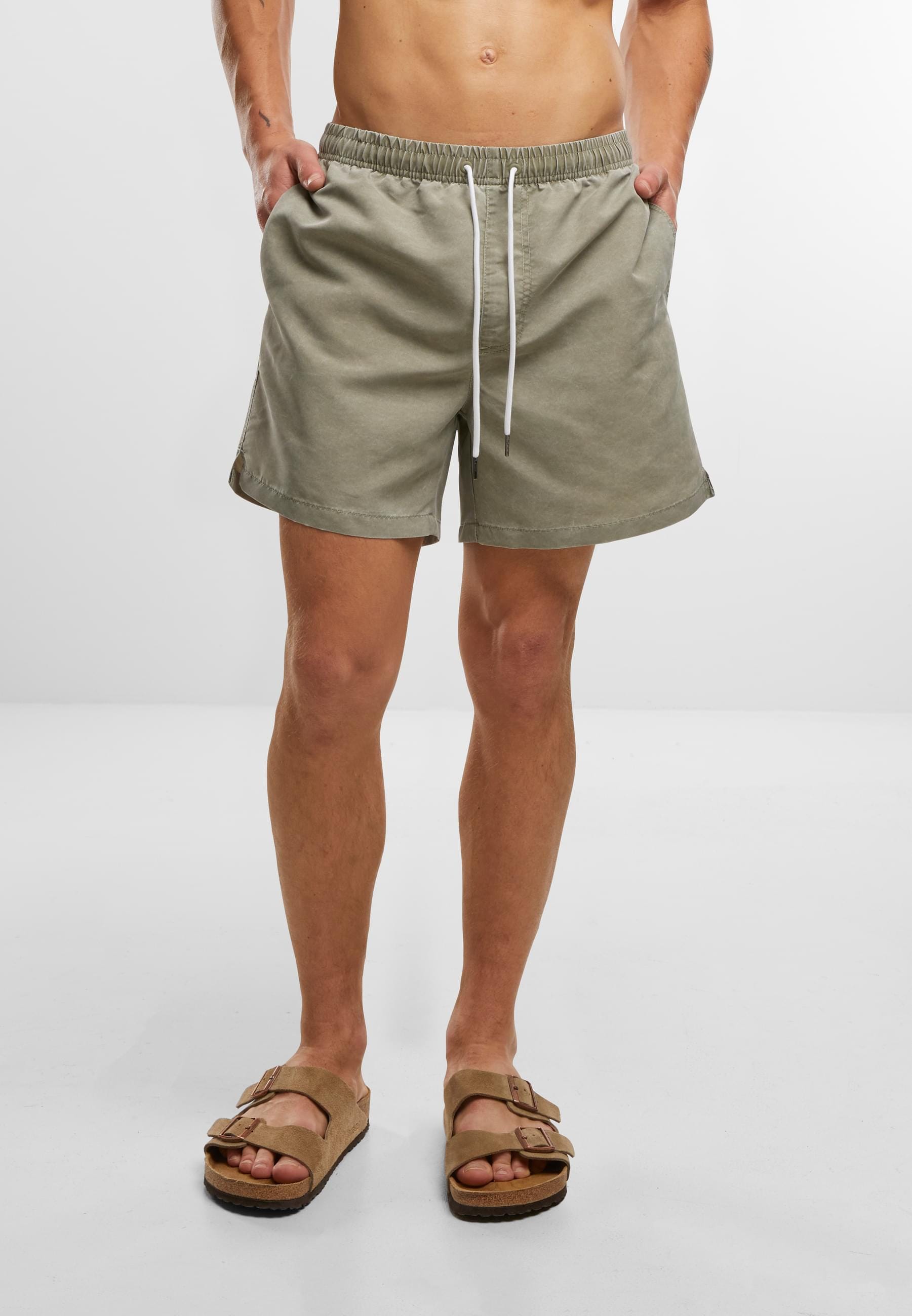 URBAN CLASSICS Badeshorts »Urban Classics Washed Swim Shorts«