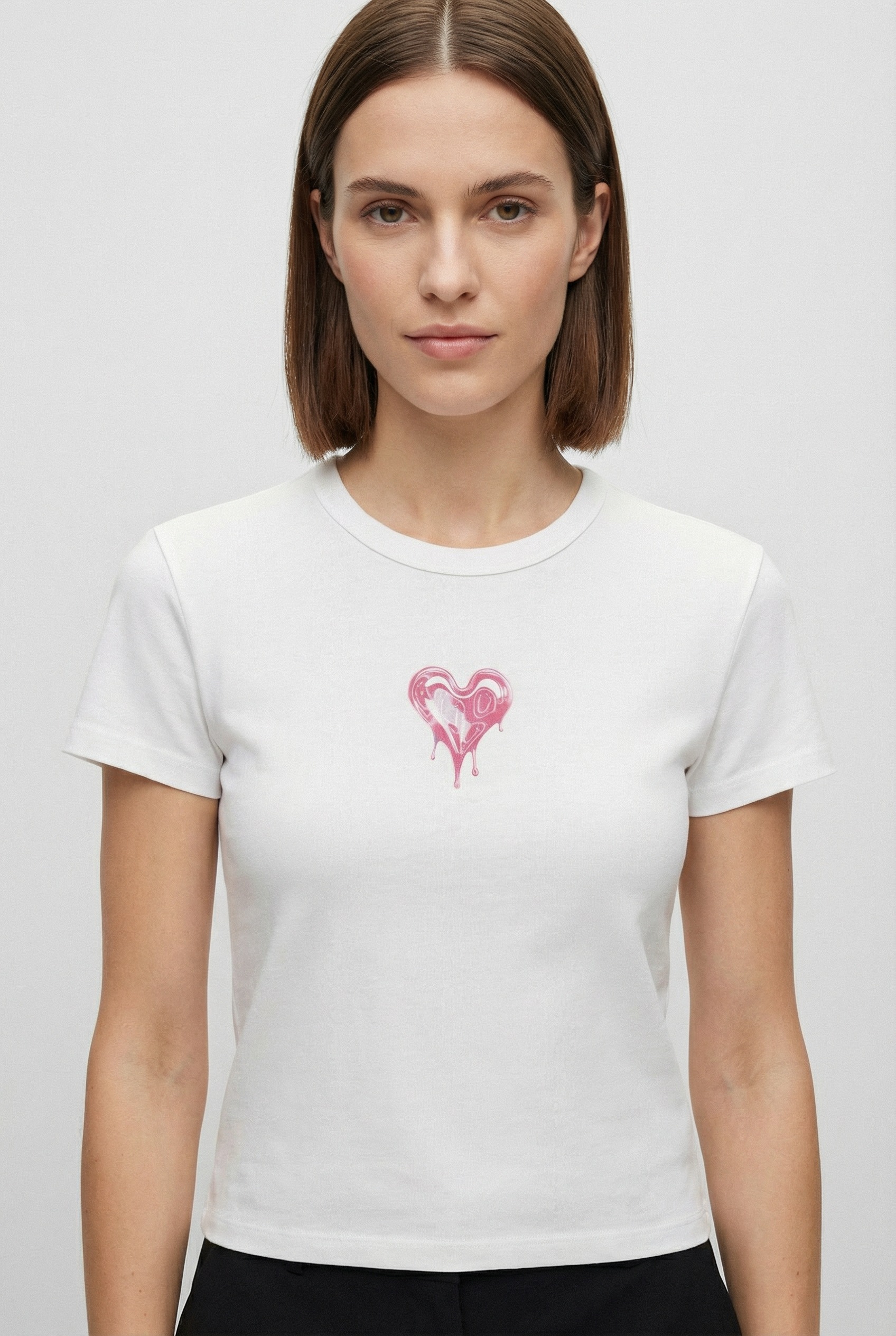 HUGO Blue T-Shirt "Dever" im Slim Fit, Rundhals günstig online kaufen