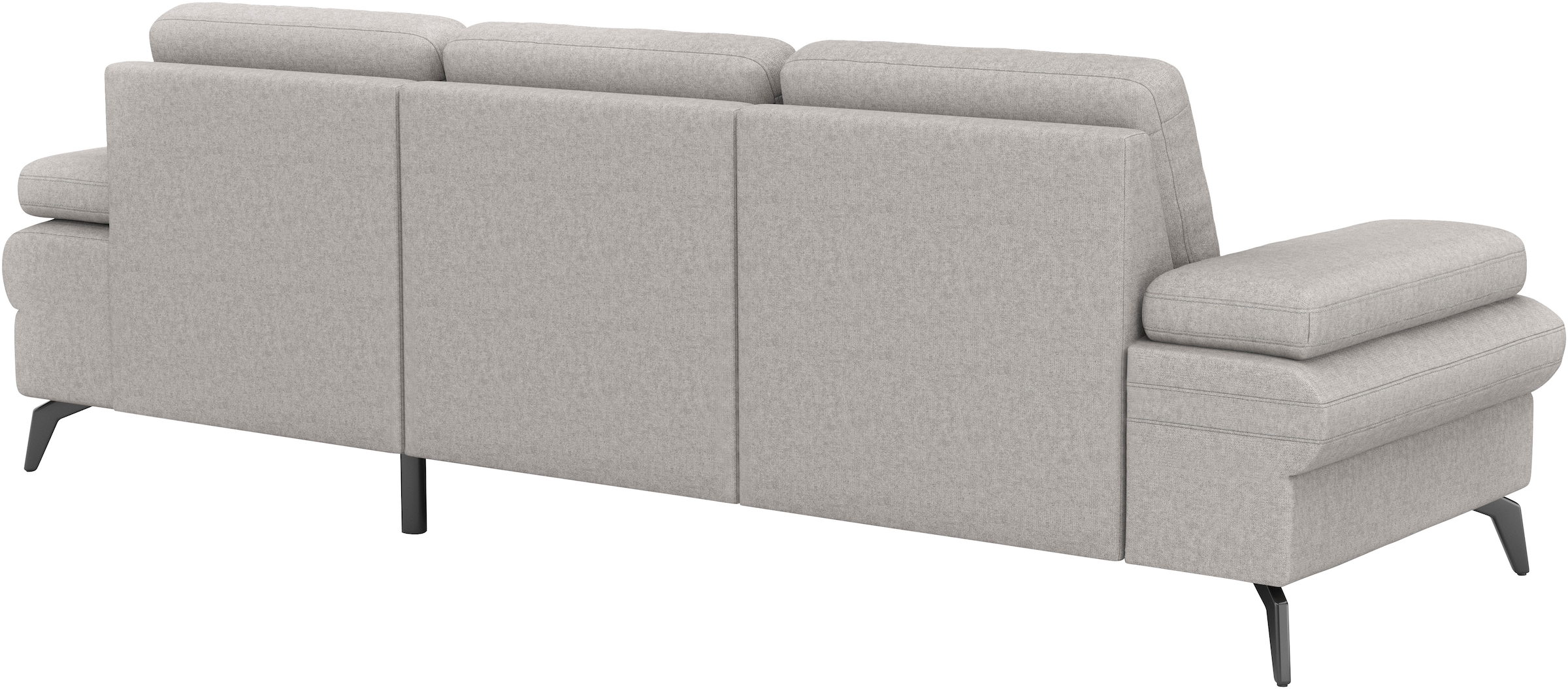 sit&more Ecksofa »Morris Jubi L-Form«, inkl. Armteilfunktion und 1 Zierkissen, wahlweise mit Bettfunktion