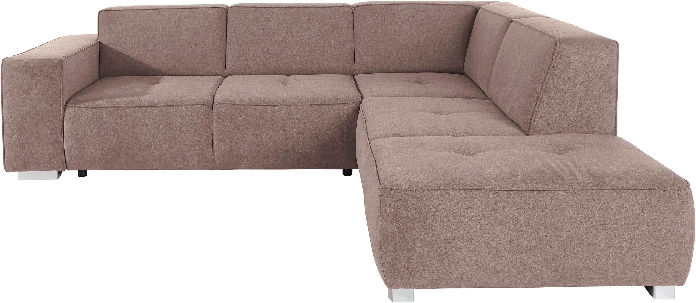 Home affaire Ecksofa "Sapporo L-Form" wahlweise Bettfunktion oder Sitztiefe günstig online kaufen