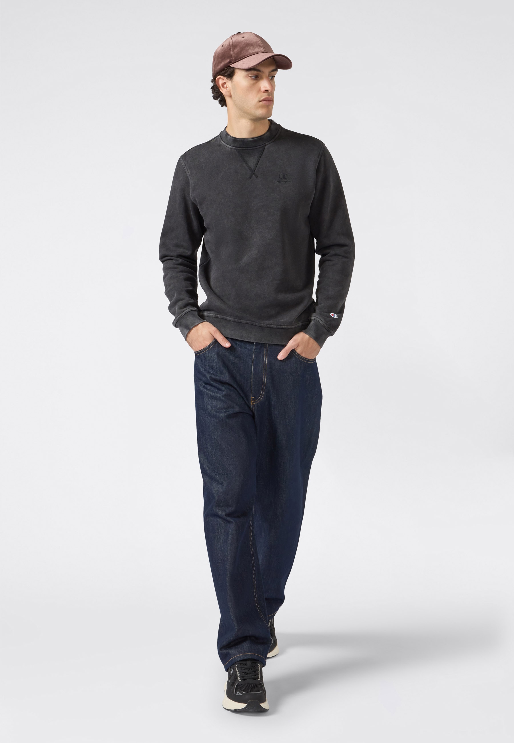 Champion Sweatshirt »ICONS Wash Crewneck Sweatshirt«, (1 tlg.)