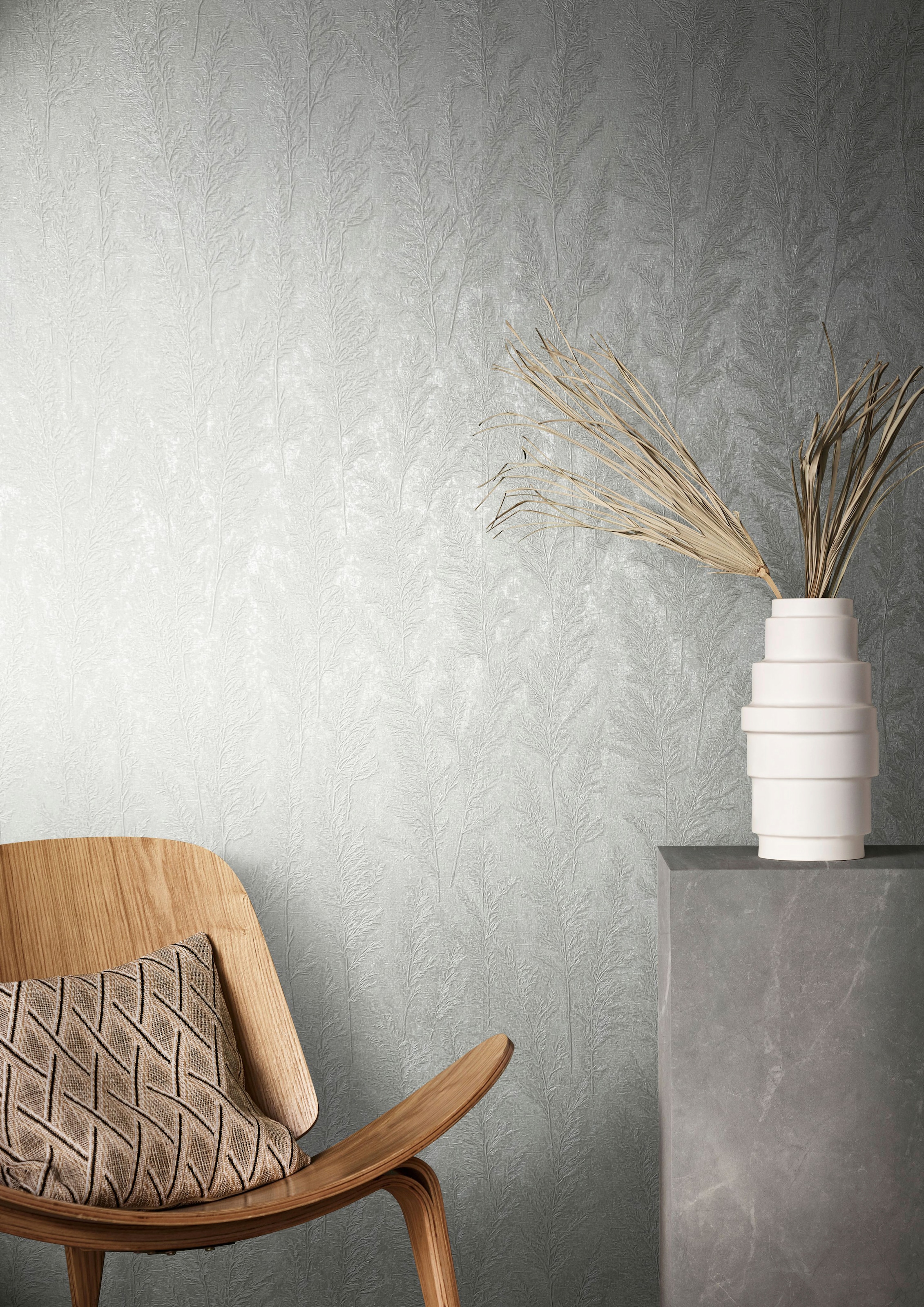 Marburg Vliestapete, Wald-botanisch-floral, moderne Tapete für Wohnzimmer Schlafzimmer Küche