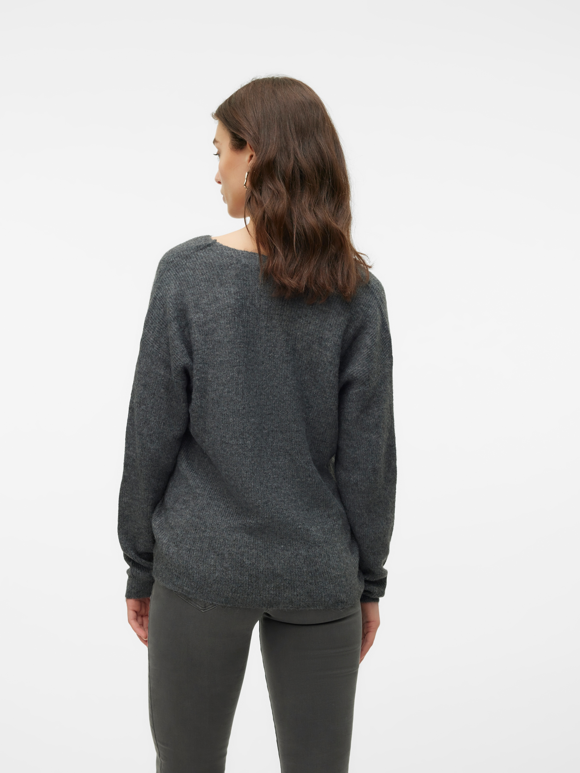 Vero Moda V-Ausschnitt-Pullover »VMCREWLEFILE LS V-NECK BLOUSE NOOS«