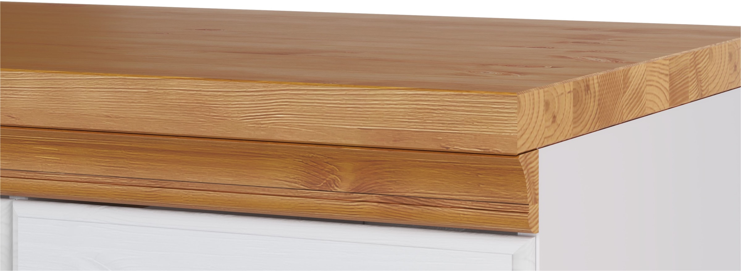 Home affaire Hängeschrank »Rügen«, Breite 40 cm, FSC® zertifiziertes Massivholz, Tür mit Glaseinsatz