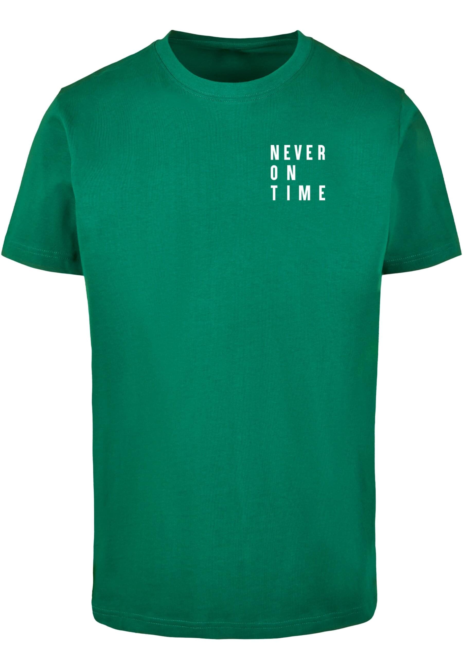 MisterTee Kurzarmshirt "MisterTee Damen Never On Time Tee" günstig online kaufen