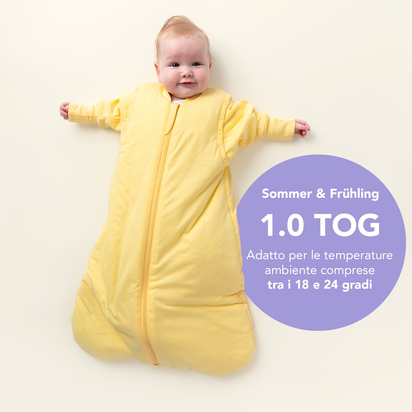 Schlummersack Babyschlafsack »Schlafsack ohne Füßen 1.0 Tog«