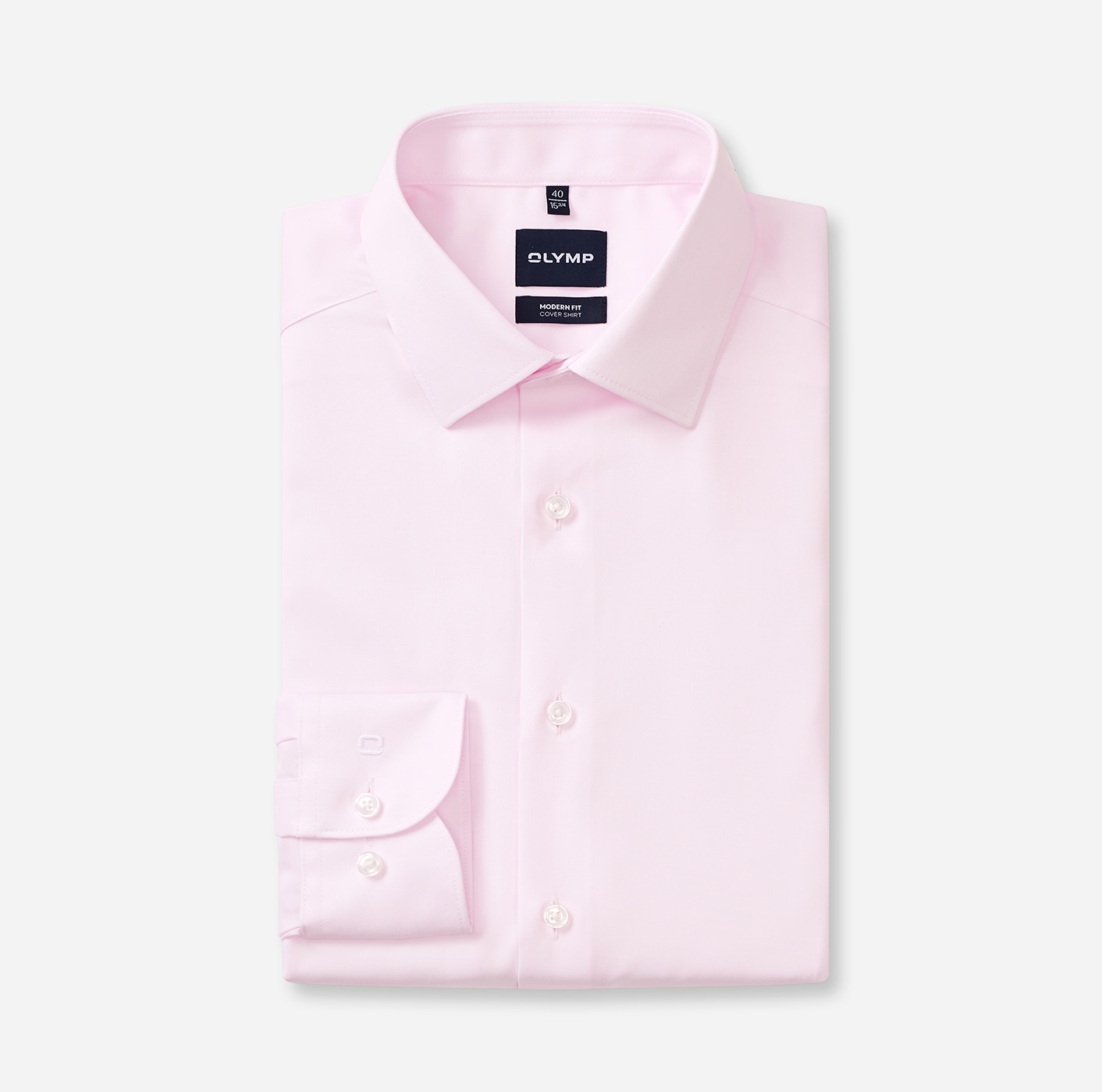 OLYMP Langarmhemd »Luxor Covershirt« höchste Blickdichte, bügelfrei, Businesshemd, Modern fit