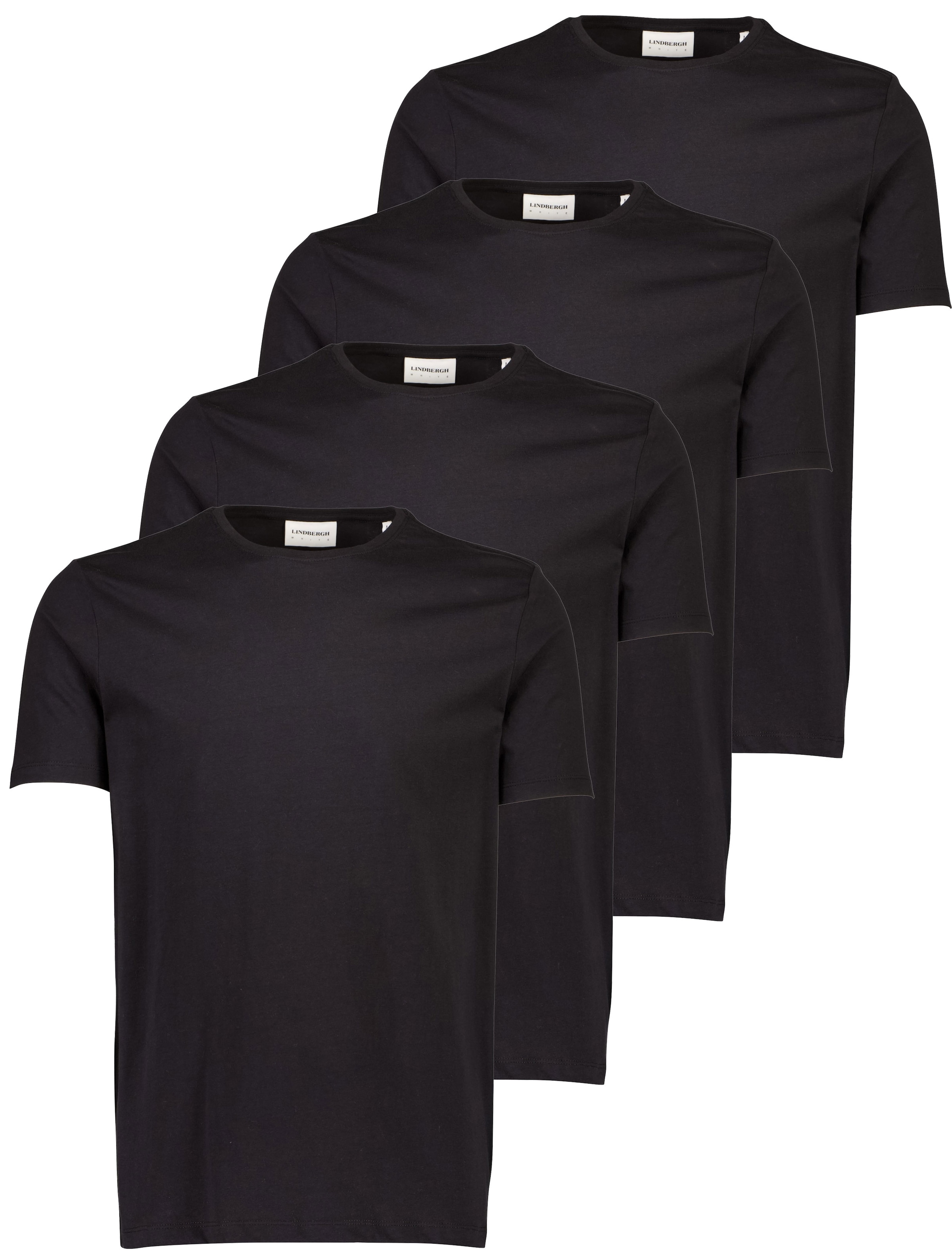 LINDBERGH T-Shirt Packung, 4 Stk. tlg. mit Rundhalsausschnitt im 4-er Pack günstig online kaufen