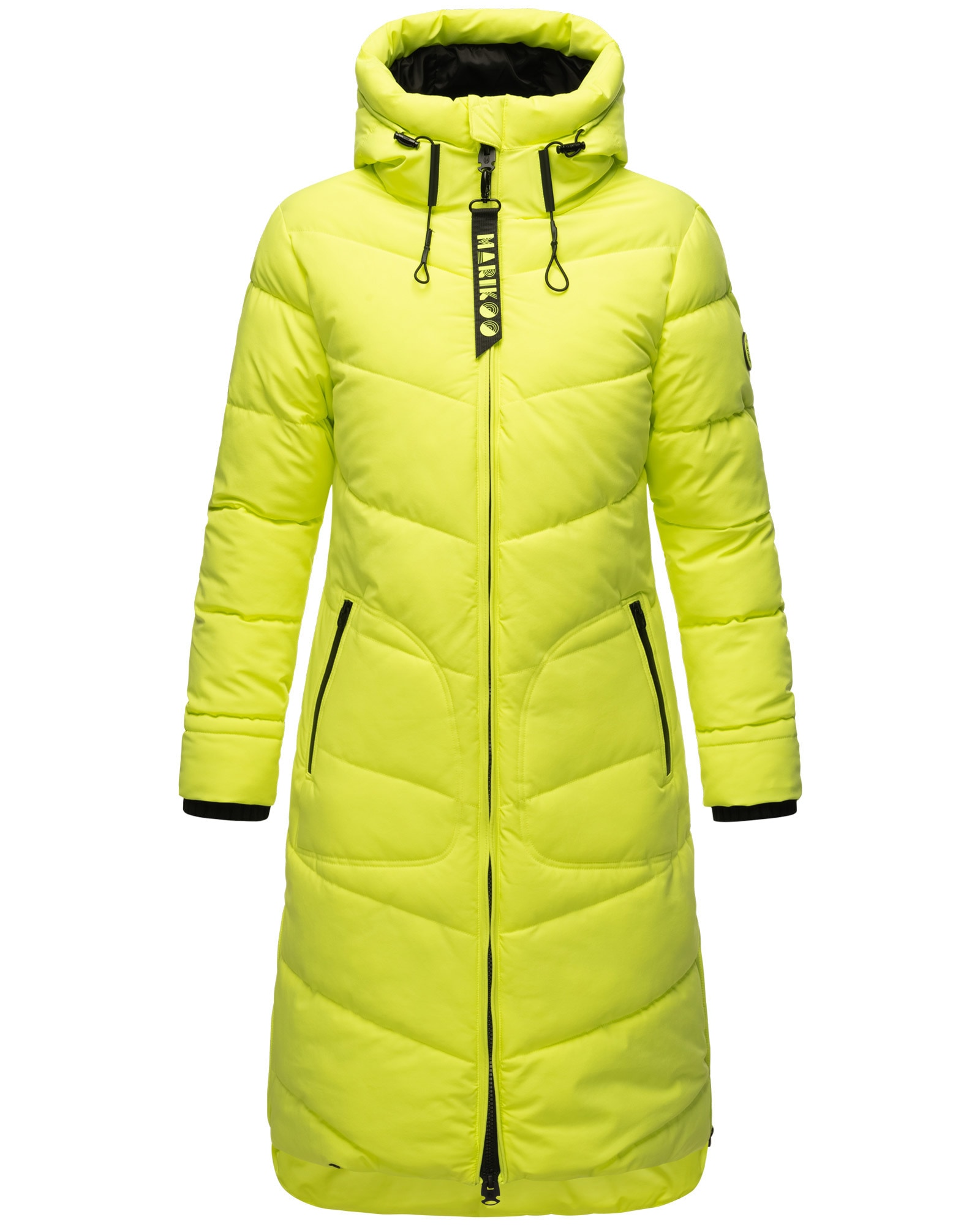 Marikoo Winterjacke »Benikoo«, langer Winter Mantel gesteppt