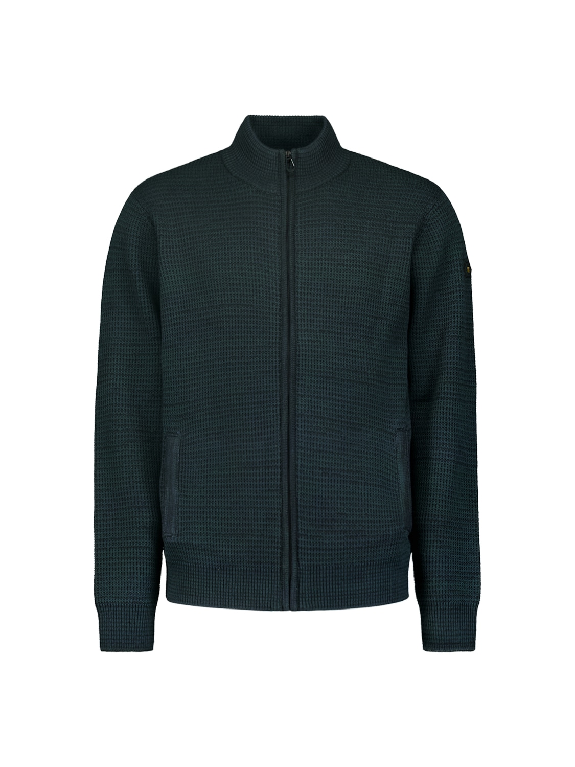 NO EXCESS Rollkragenpullover »No Excess Jacquard-Strickjacke«
