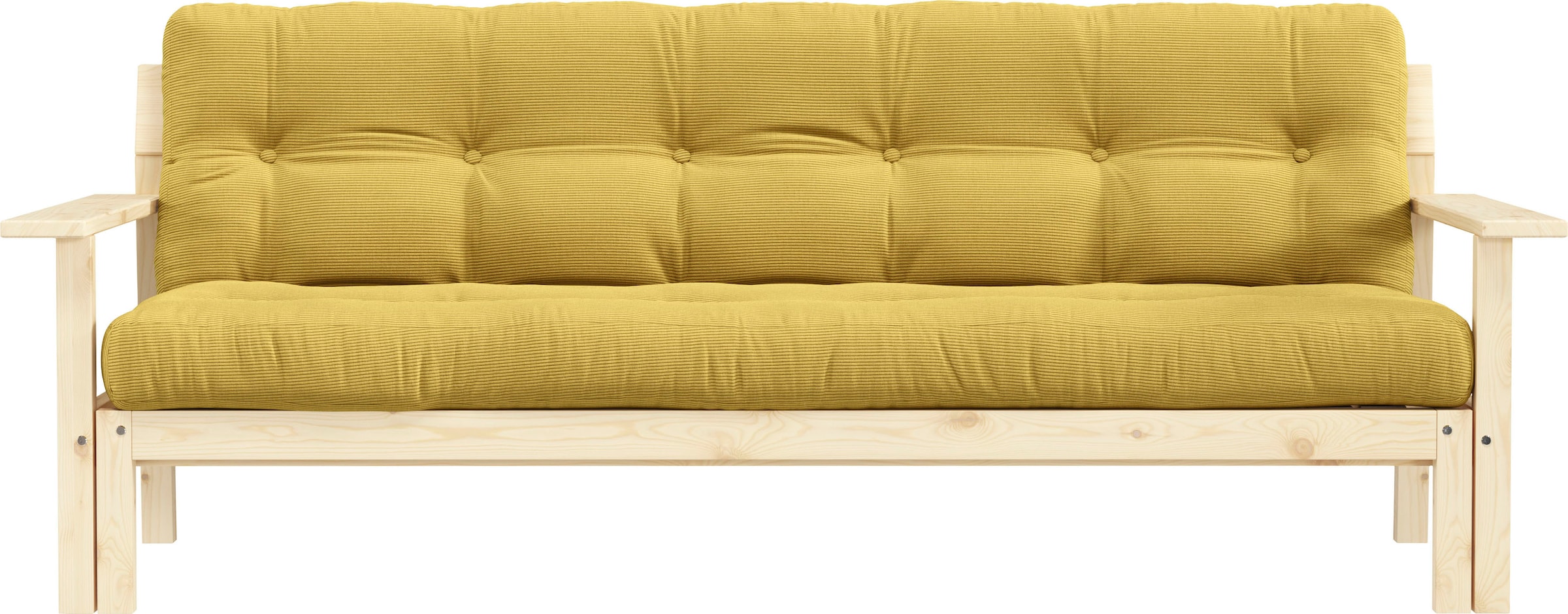 Karup Design Schlafsofa "Unwind", Mit Holzstruktur, inkl. Futonmatratze, Liegefläche 130x190 cm