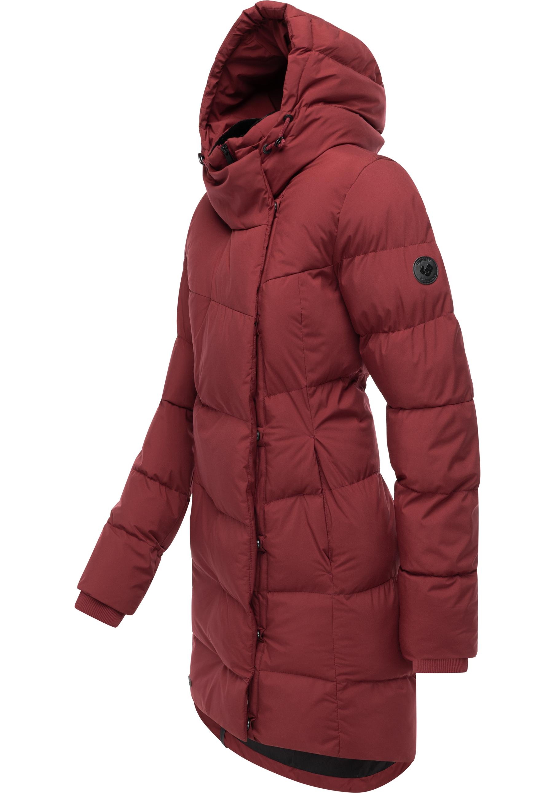 Ragwear Wintermantel »Pavla Soft YOUMODO«, Wasserdichter Steppmantel mit Fleecekragen