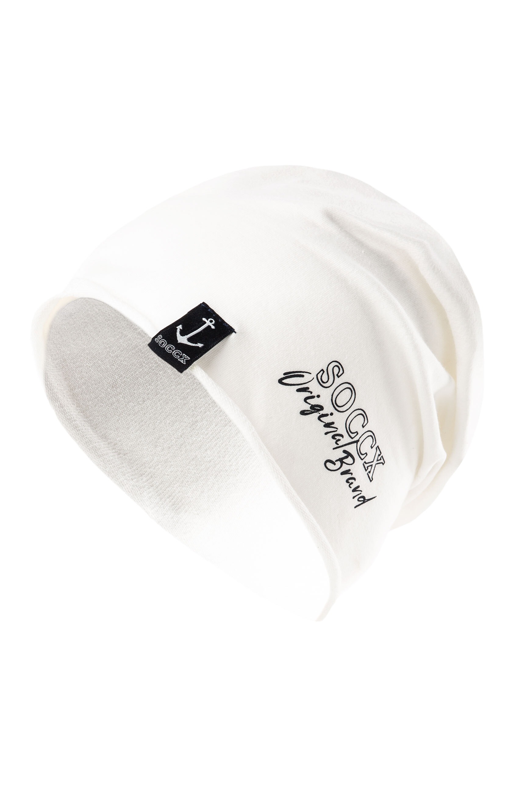 SOCCX Beanie mit Rollsaum günstig online kaufen
