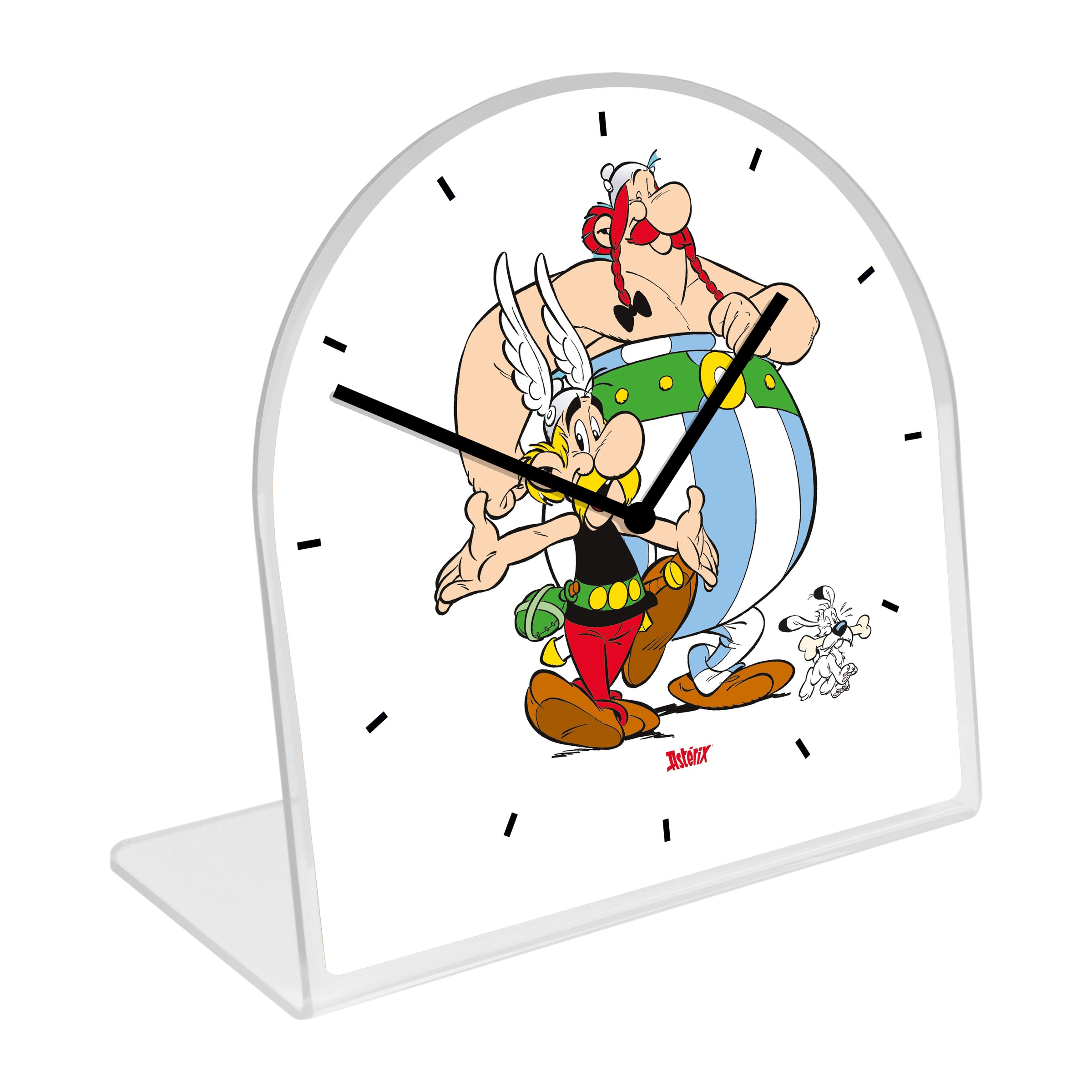 LuckyLinde Tischuhr "Asterix und Obelix mit Idefix" Tischuhr aus Acrylglas, günstig online kaufen
