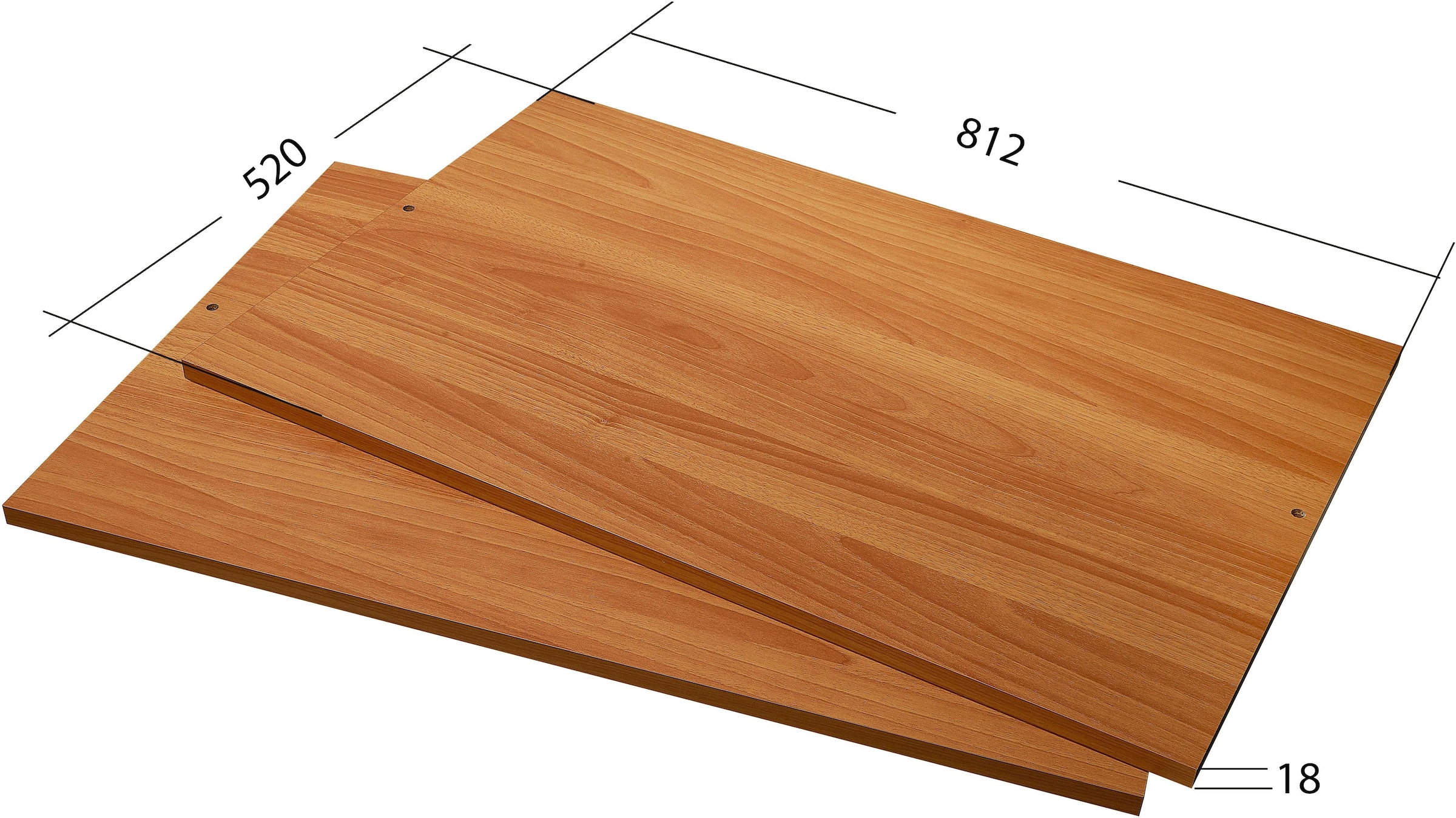 INOSIGN Einlegeboden »Greta, aus FSC-zertifiziertem Holzwerkstoff, Breite 81cm«, im 2er Set, passende Ergänzung für den Kleiderschrank Greta