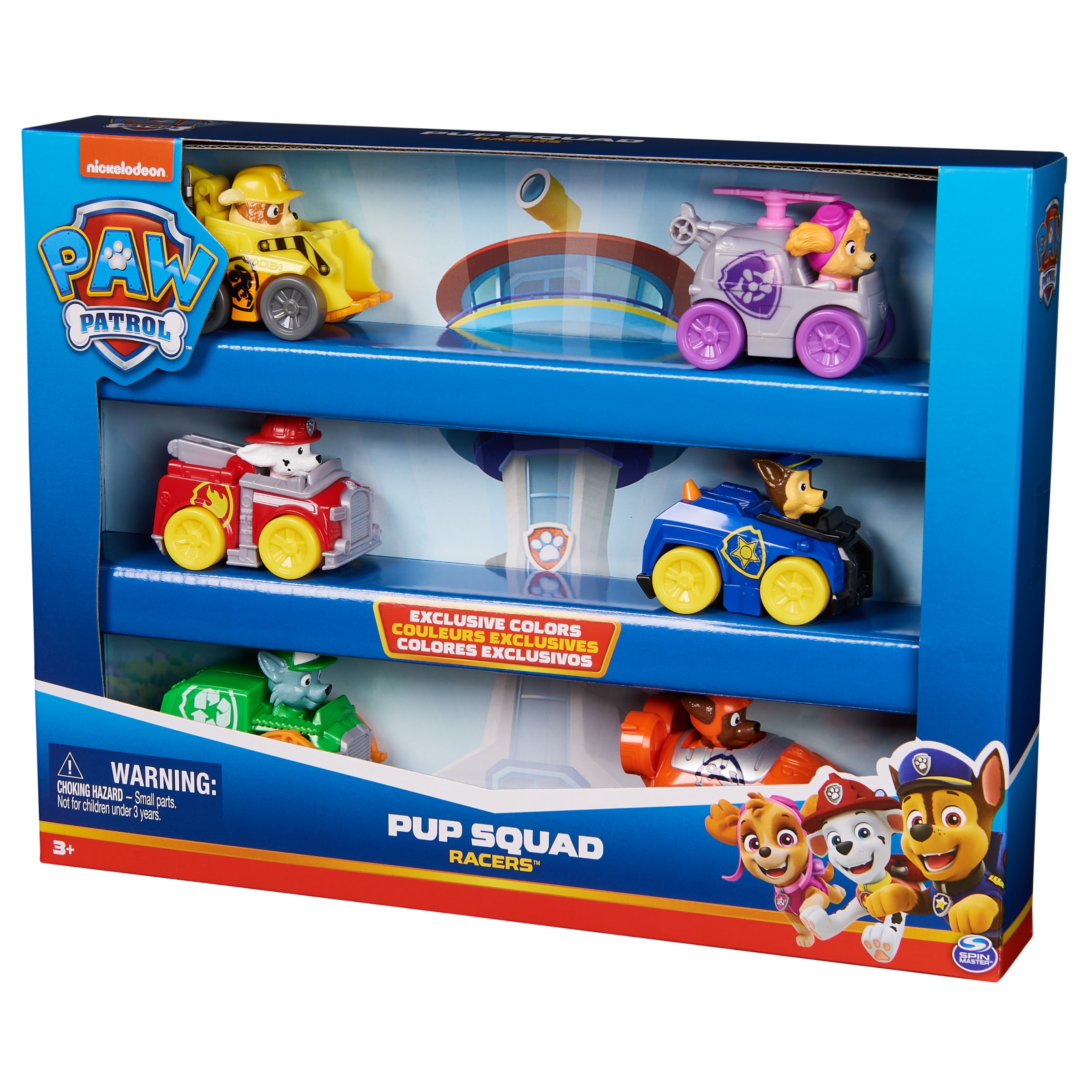 Spin Master Spielzeug-Auto »PAW Patrol - Fahrzeug Set Pup Squad Racers« im Hosentaschenformat