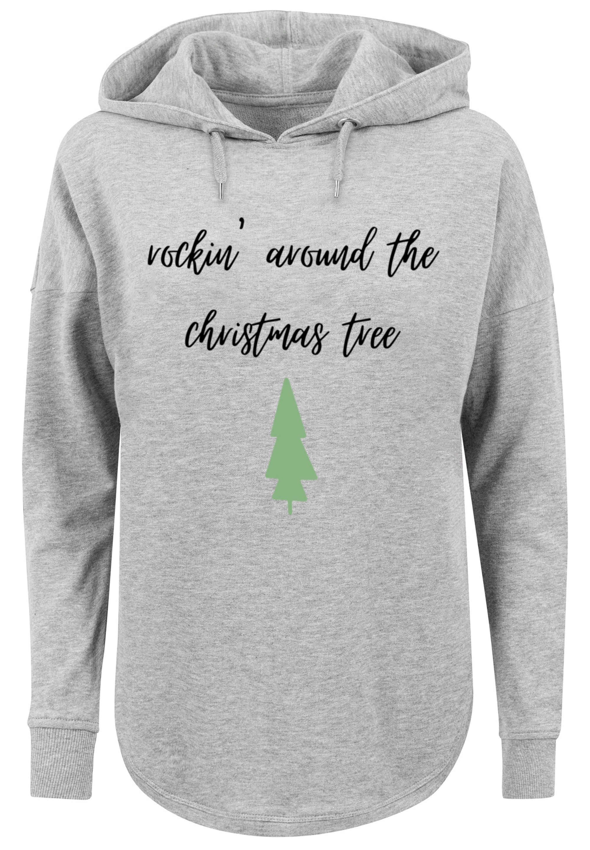 F4NT4STIC Kapuzenpullover »Rockin around the christmas tree«, Print