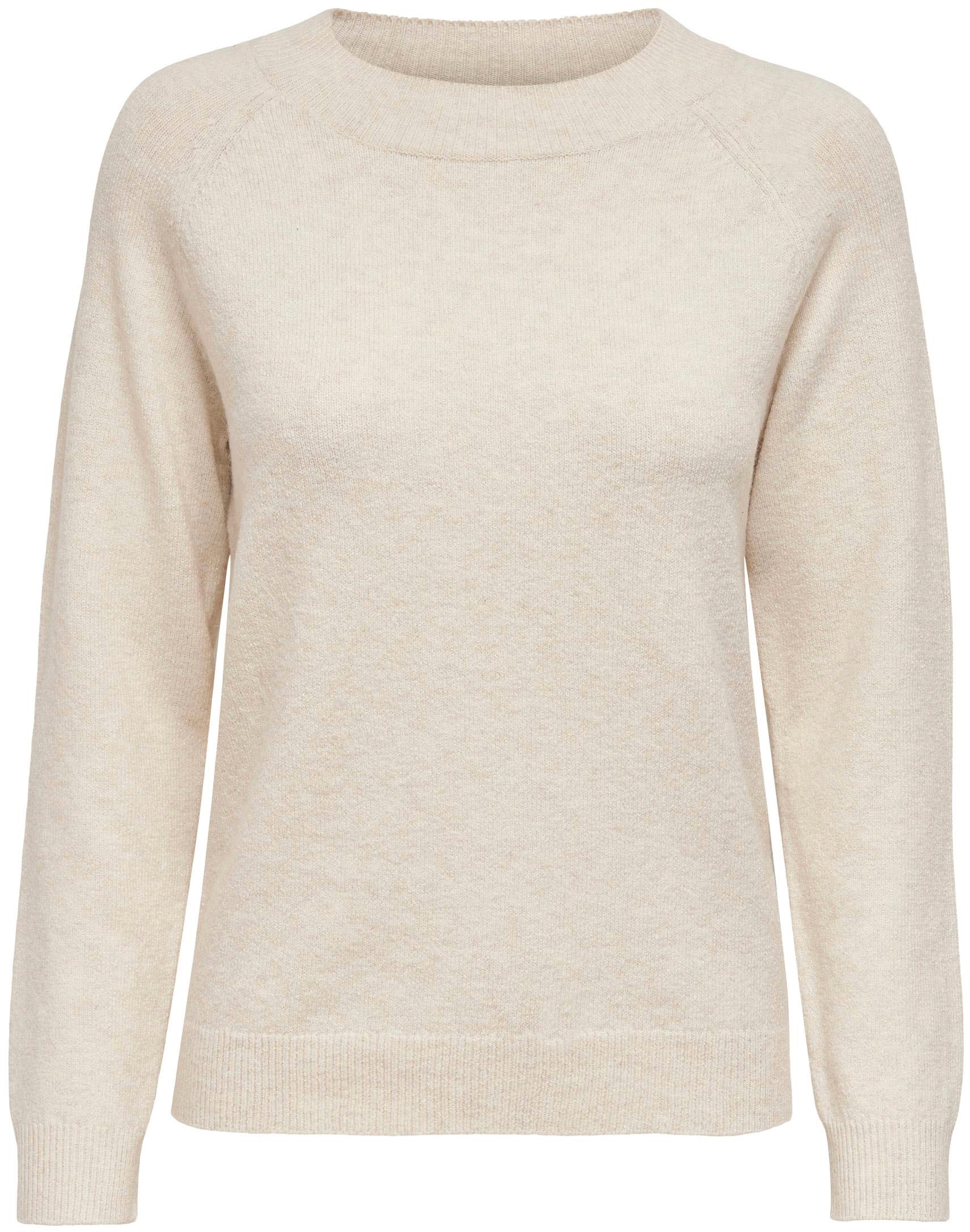 ONLY Rundhalspullover »ONLRICA LIFE L/S PULLOVER KNT NOOS«