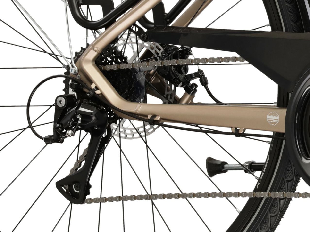 Kross Trekkingrad »Damen-Trekkingrad 28" Trans 3.0 Braun 24 Gänge« 24 Gang Shimano ACERA M3020 Schaltwerk Kettenschaltung