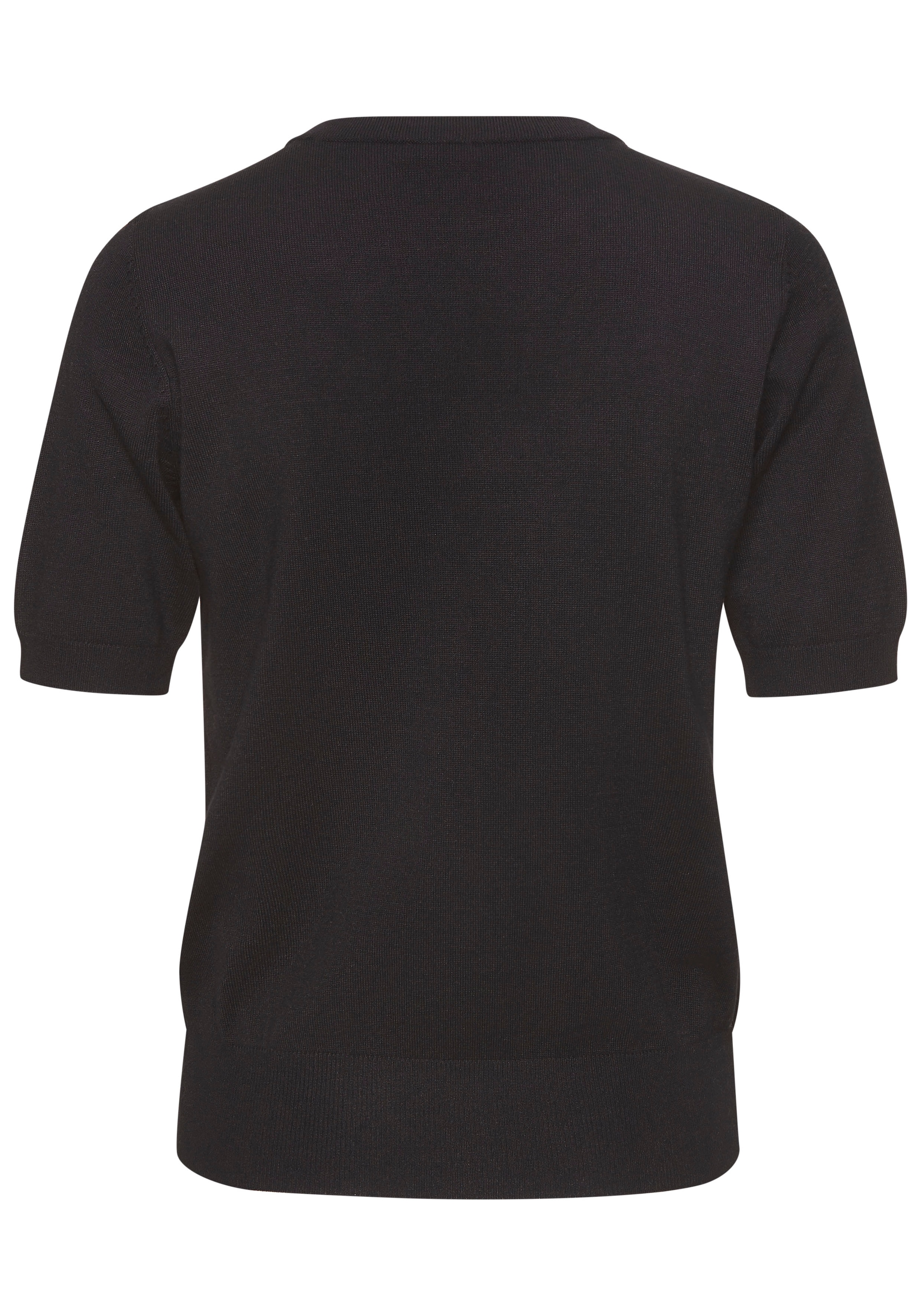 LASCANA Kurzarmpullover, in Feinstrick-Qualität, T-Shirt Pullover, basic