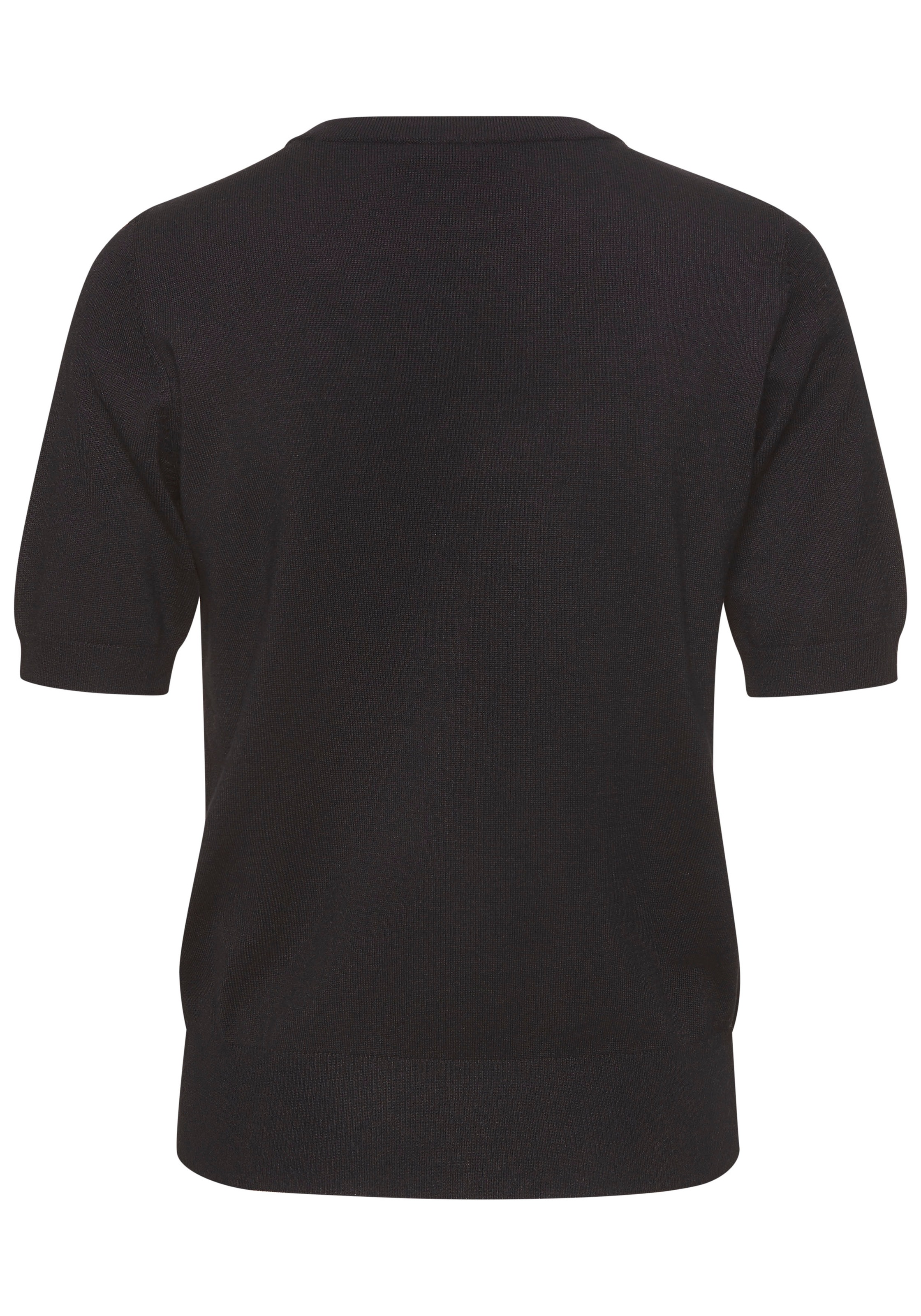 LASCANA Kurzarmpullover, in Feinstrick-Qualität, T-Shirt Pullover, basic günstig online kaufen