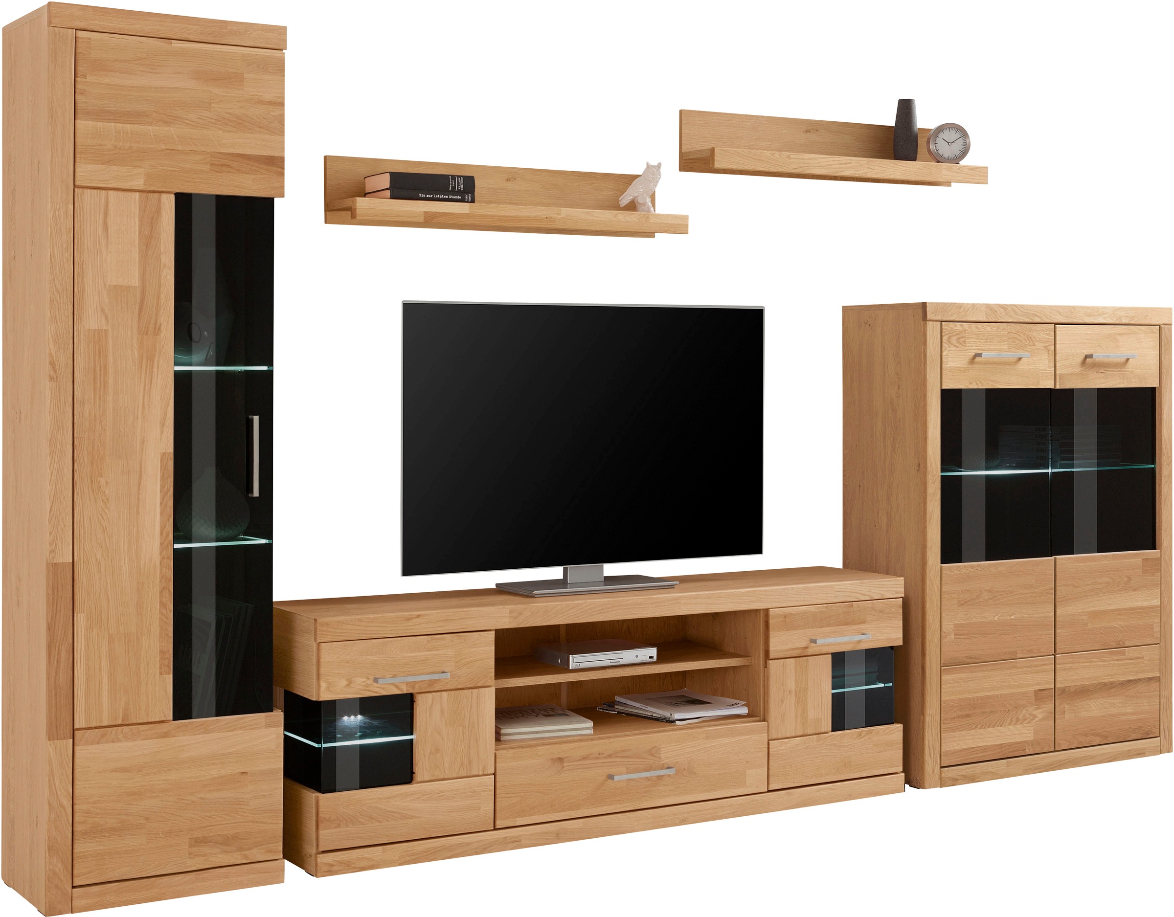 Home affaire Wohnwand "Ribe Wohnwand Set-5 St." 5 Stk. tlg. günstig online kaufen