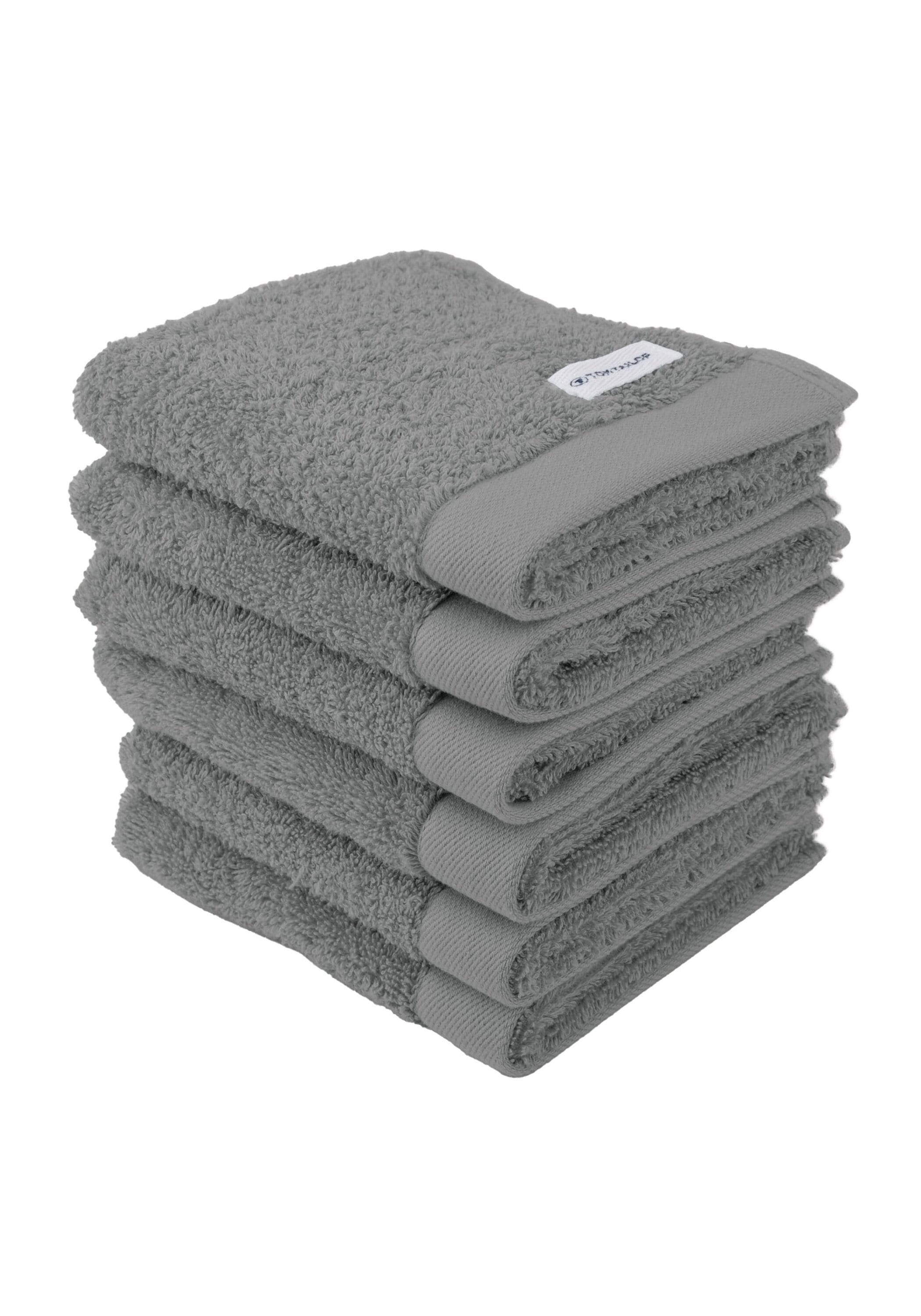 TOM TAILOR Gästehandtuch "Gästetuch Color Bath Guest Towel 6er Pack"