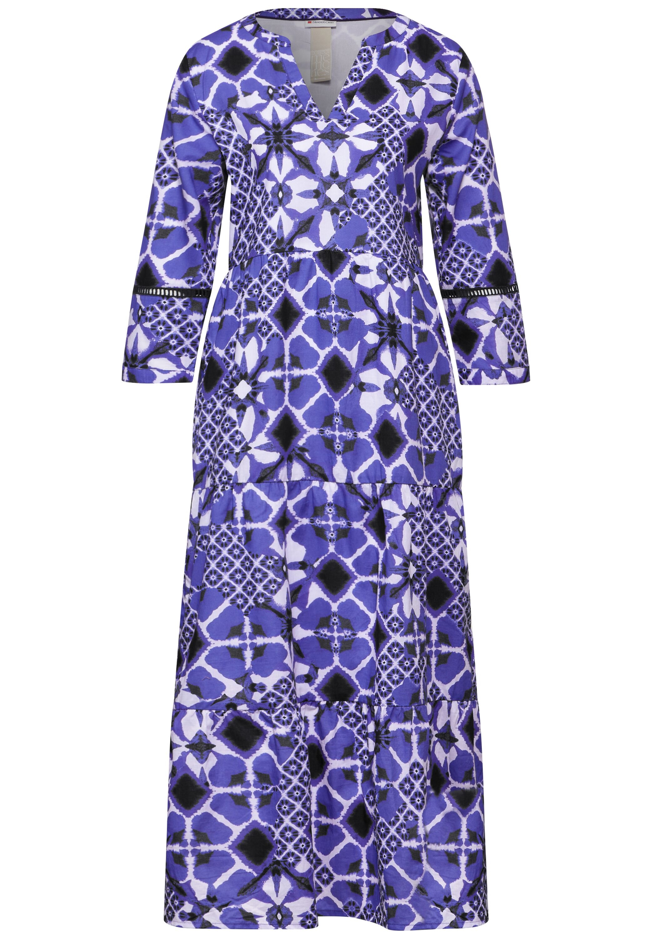 STREET ONE Midikleid, aus 100% Baumwolle