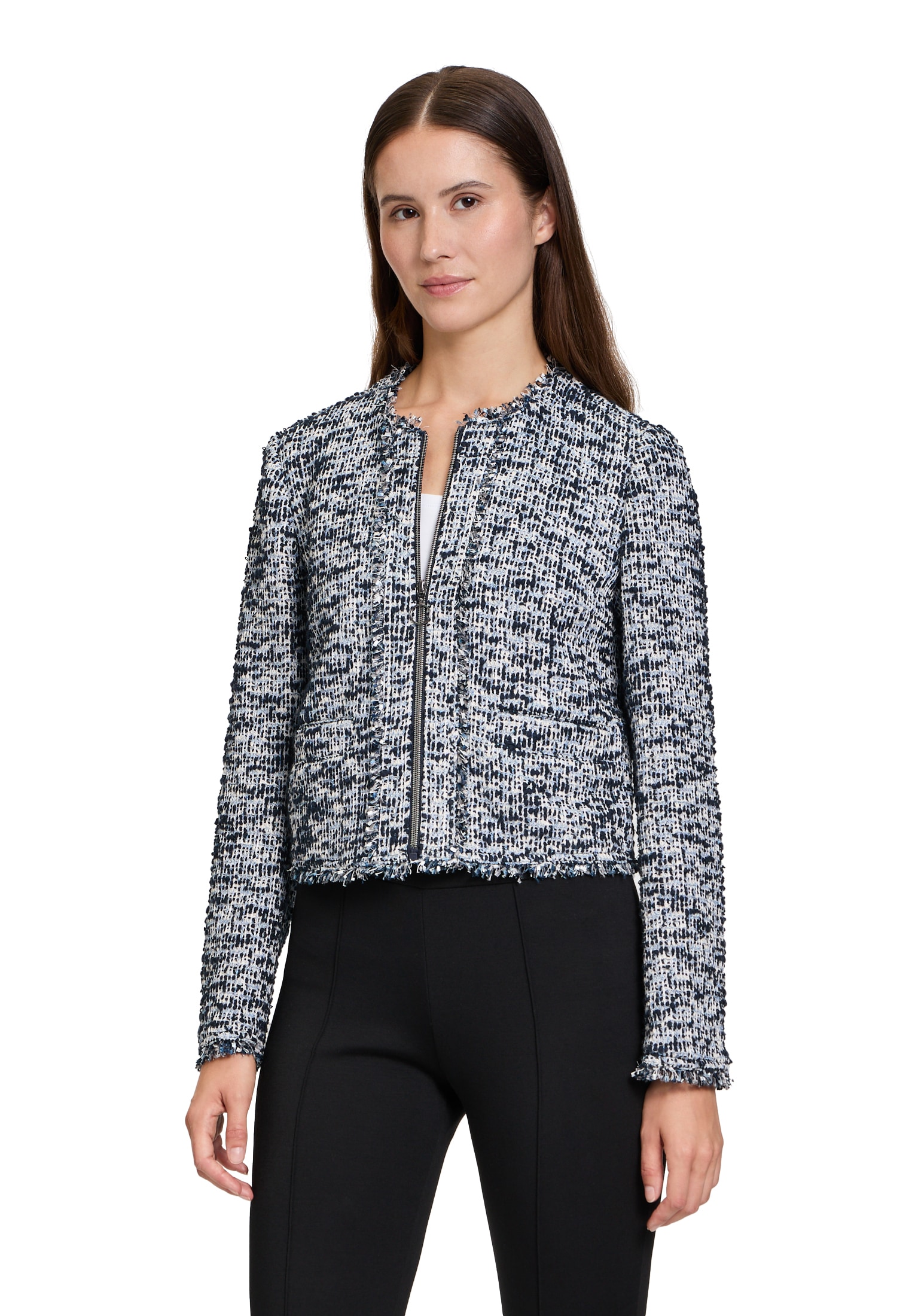 Betty Barclay Jackenblazer "Damen Blazer-Jacke mit Fransen" Material günstig online kaufen