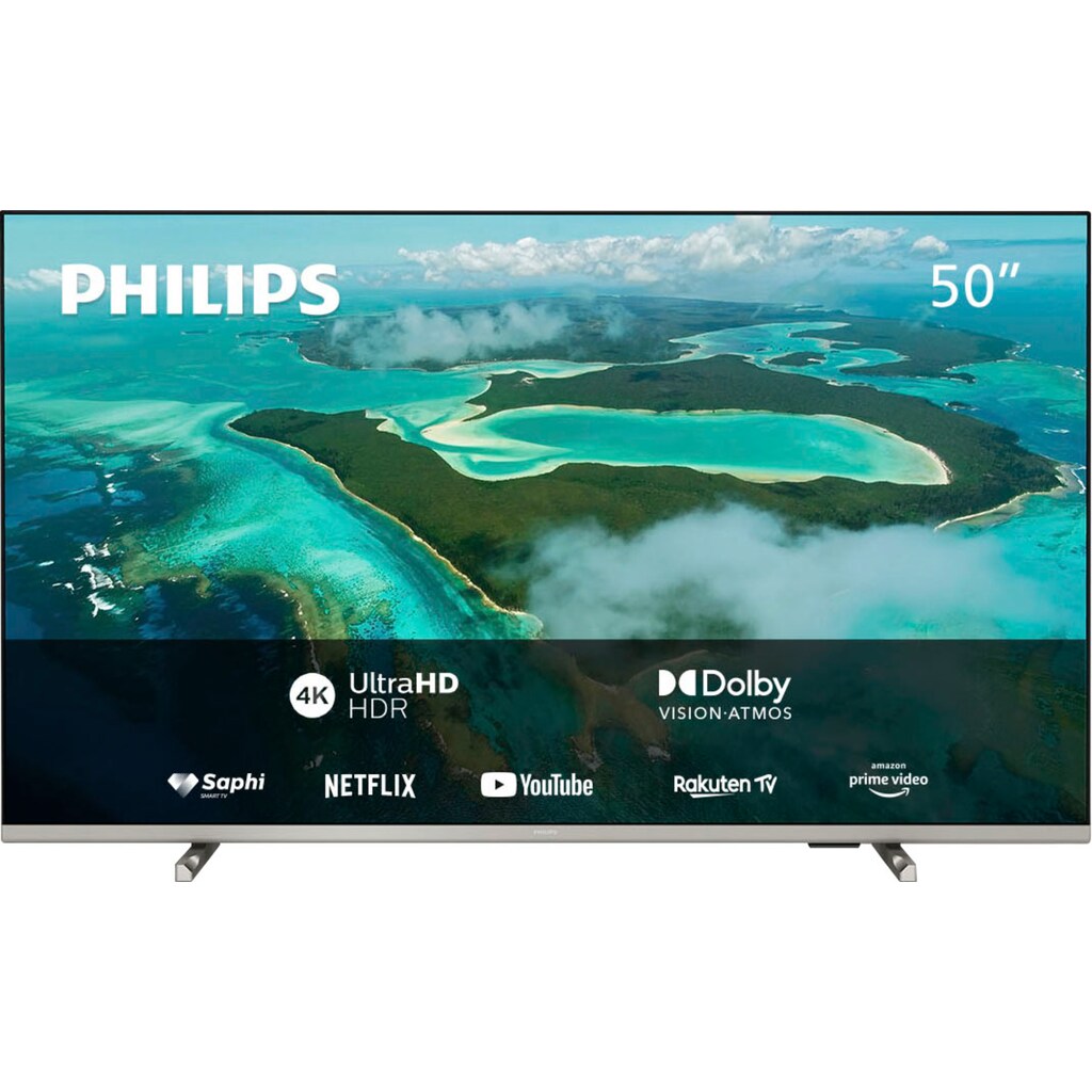 Philips LED-Fernseher »50PUS7657/12«, 126 cm/50 Zoll, 4K Ultra HD, Smart-TV