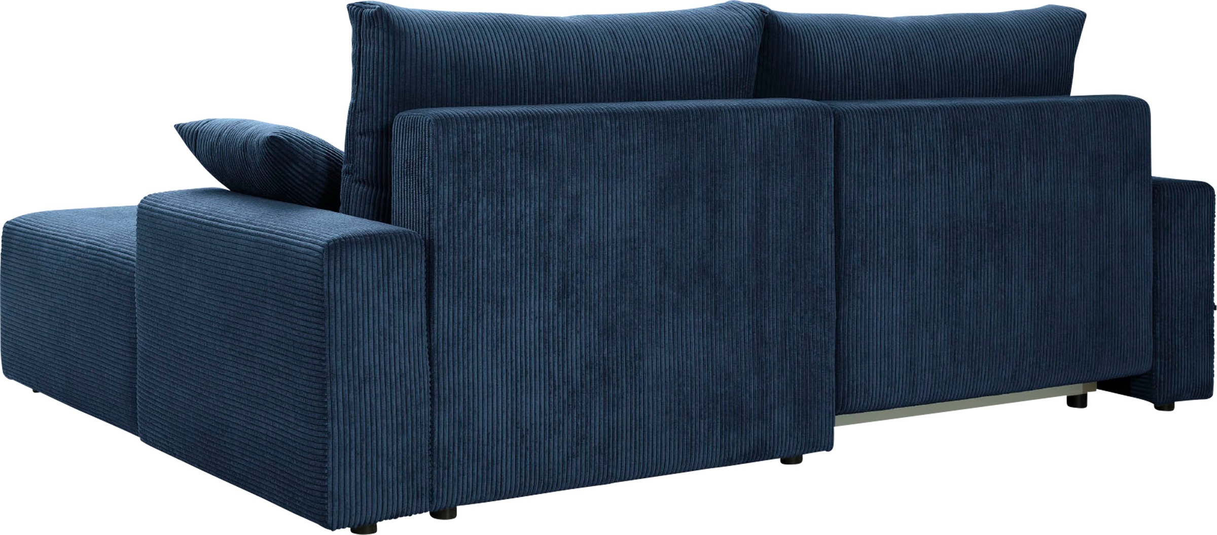 exxpo - sofa fashion Ecksofa »Orinoko, aktuelles Design und hoher Sitzkomfort, L-Form«, inkl. Bettfunktion und Bettkasten, schöne Farben im angesagten Cord