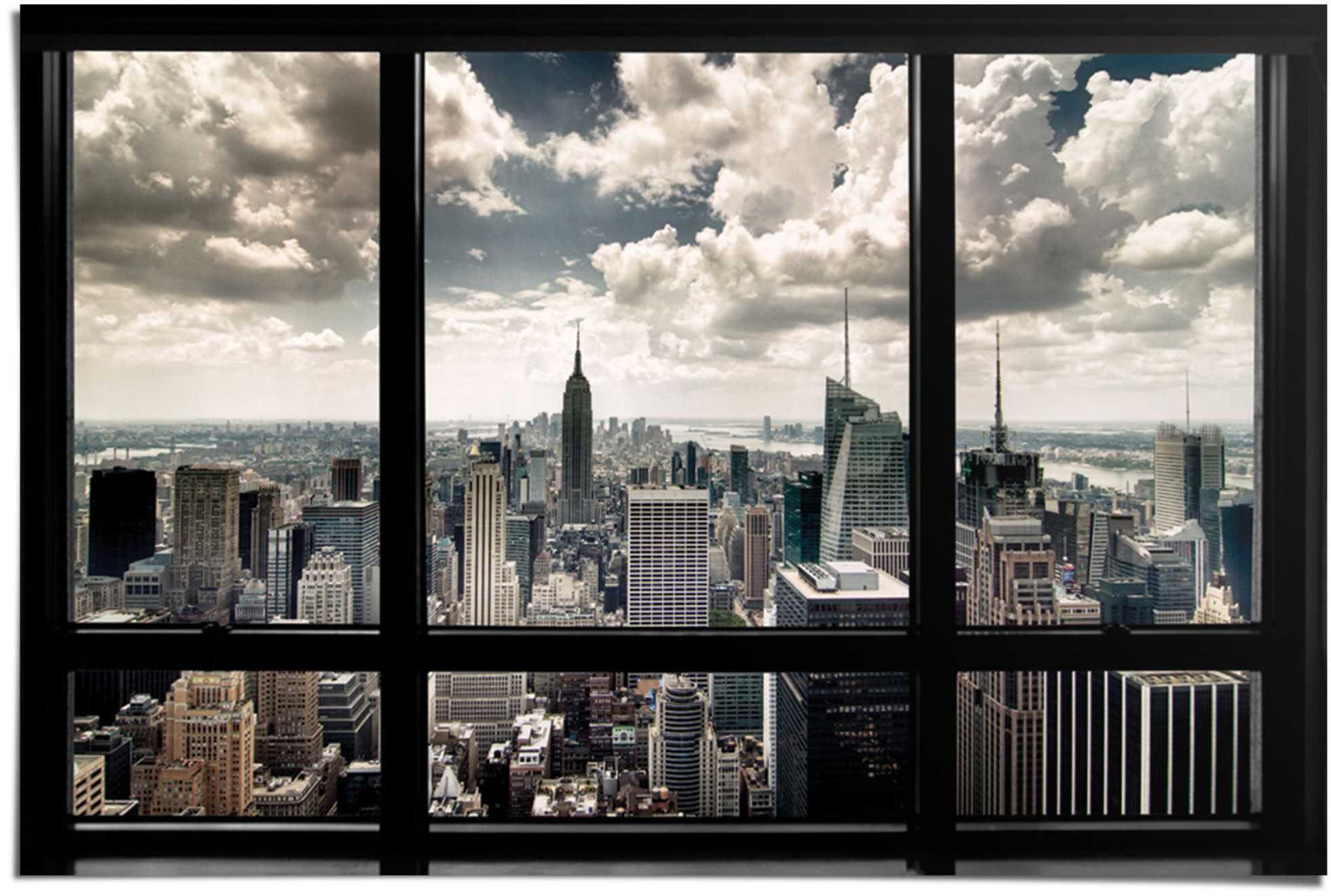 Reinders Poster "New York Fenster" 1 Stk. tlg. günstig online kaufen